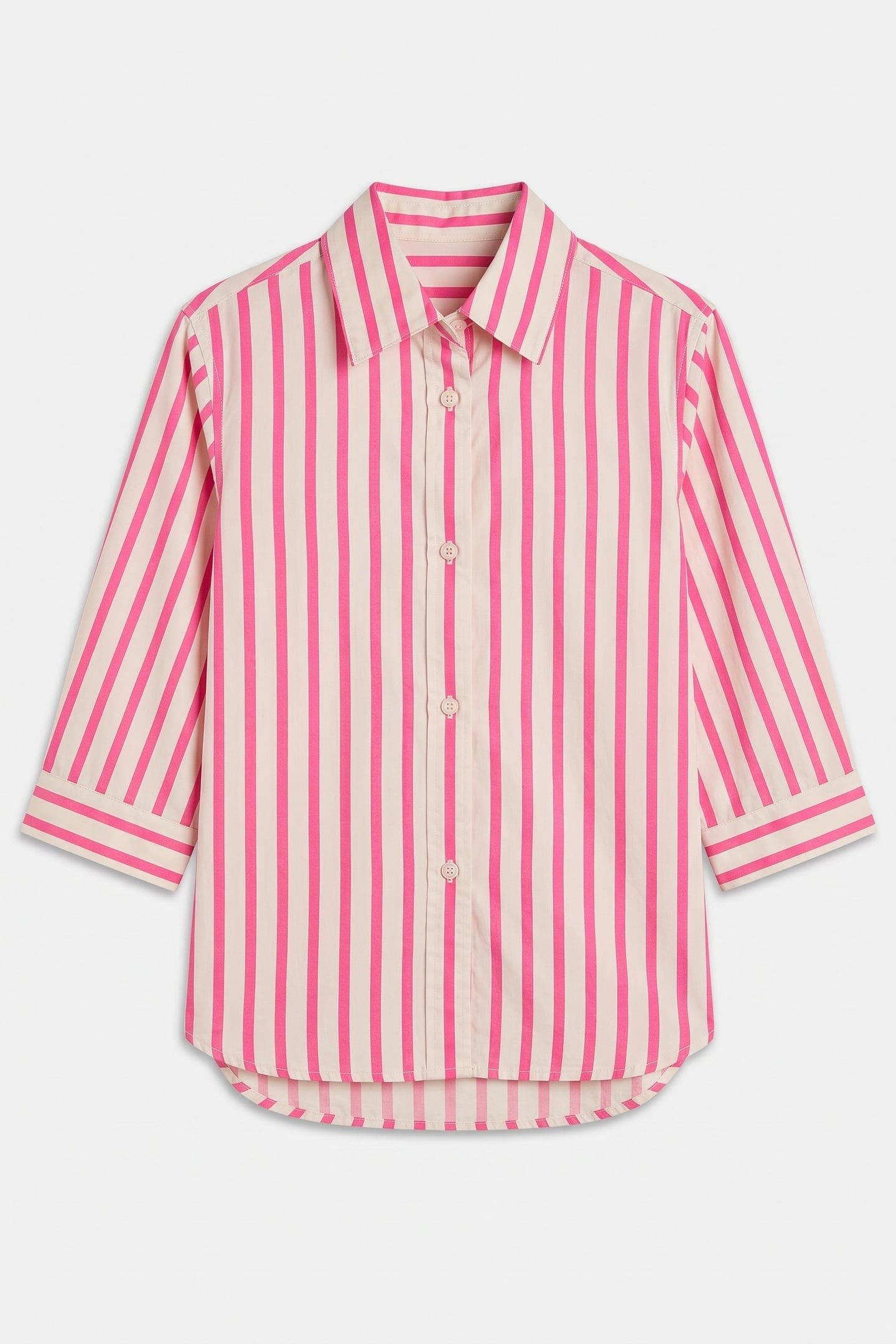 SUSI STRIPED SHIRT PINK 2
