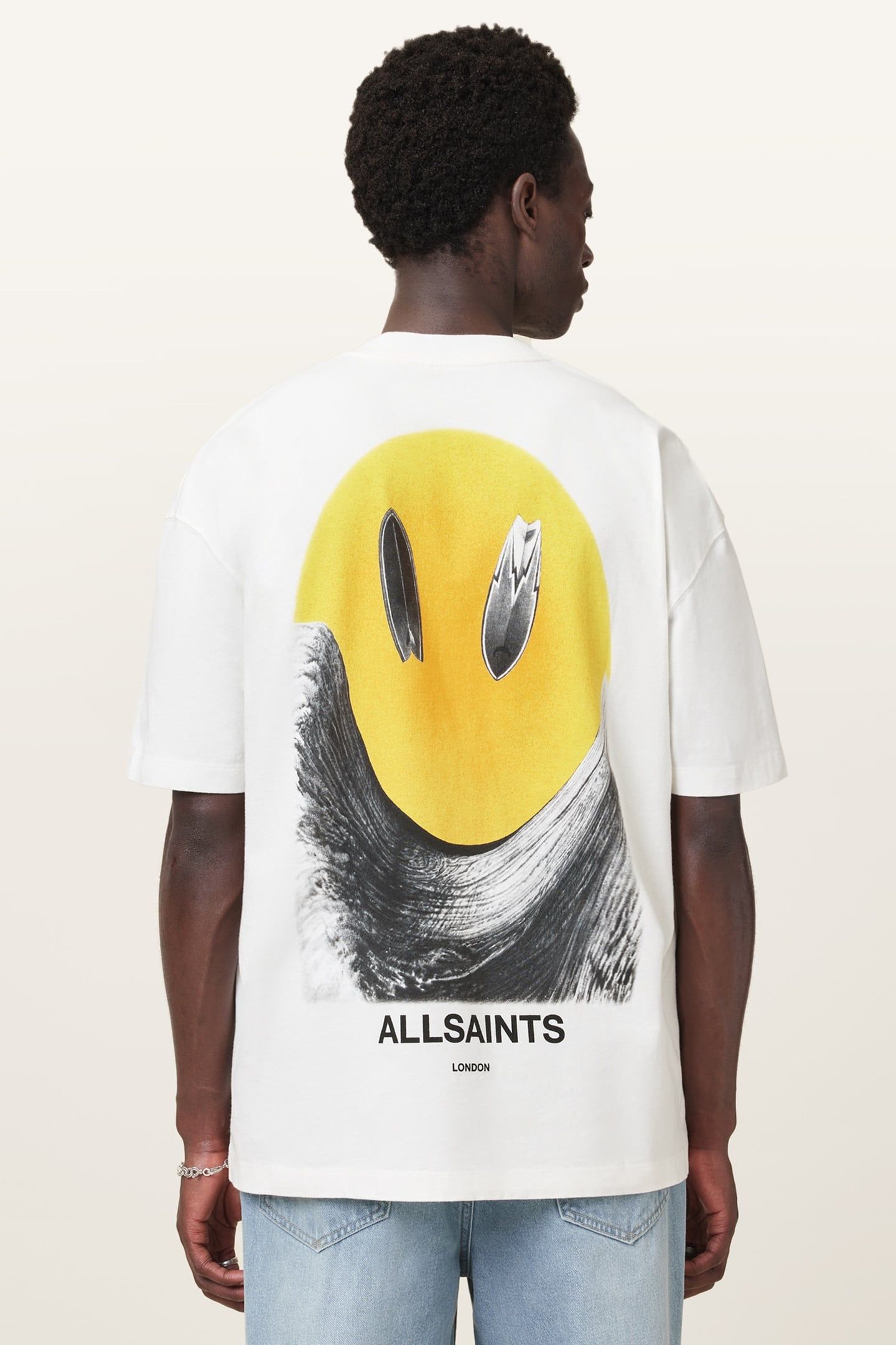 PARTY WAVE SS CREW CHALK WHITE 2