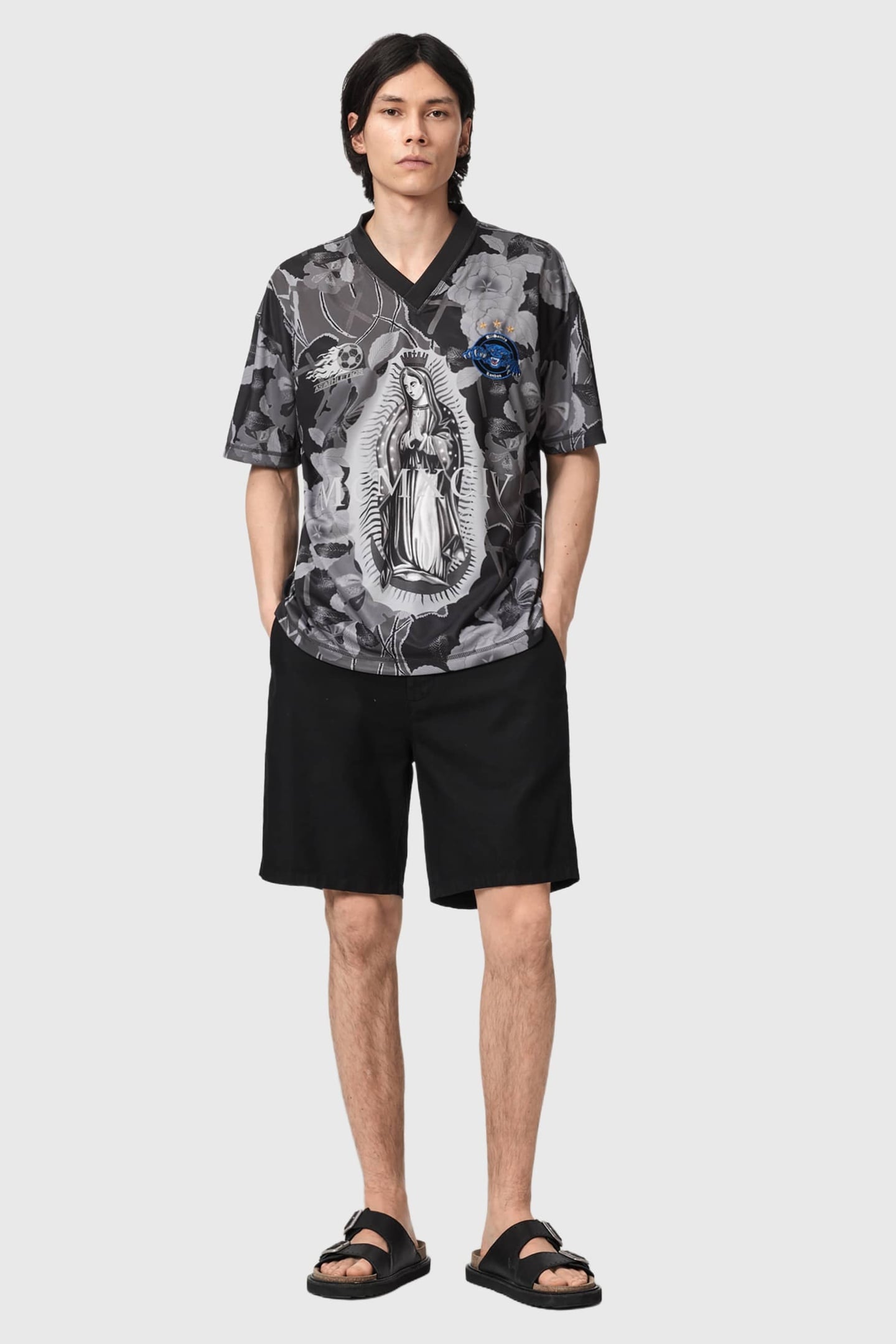 PUERTO SS FBTLSHIRT JET BLACK 1