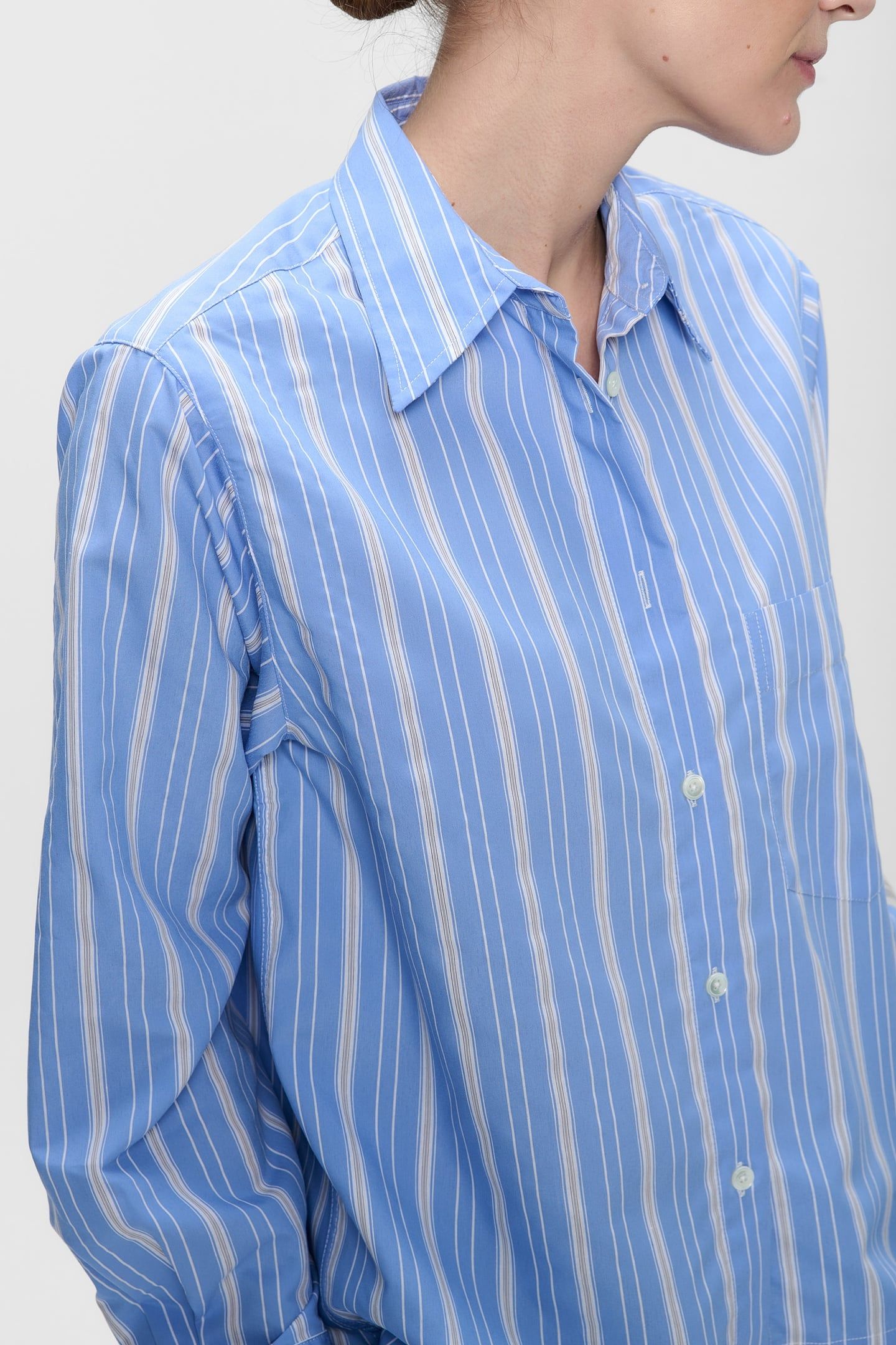 STRIPED BOXY SHIRT ICE BLUE 5