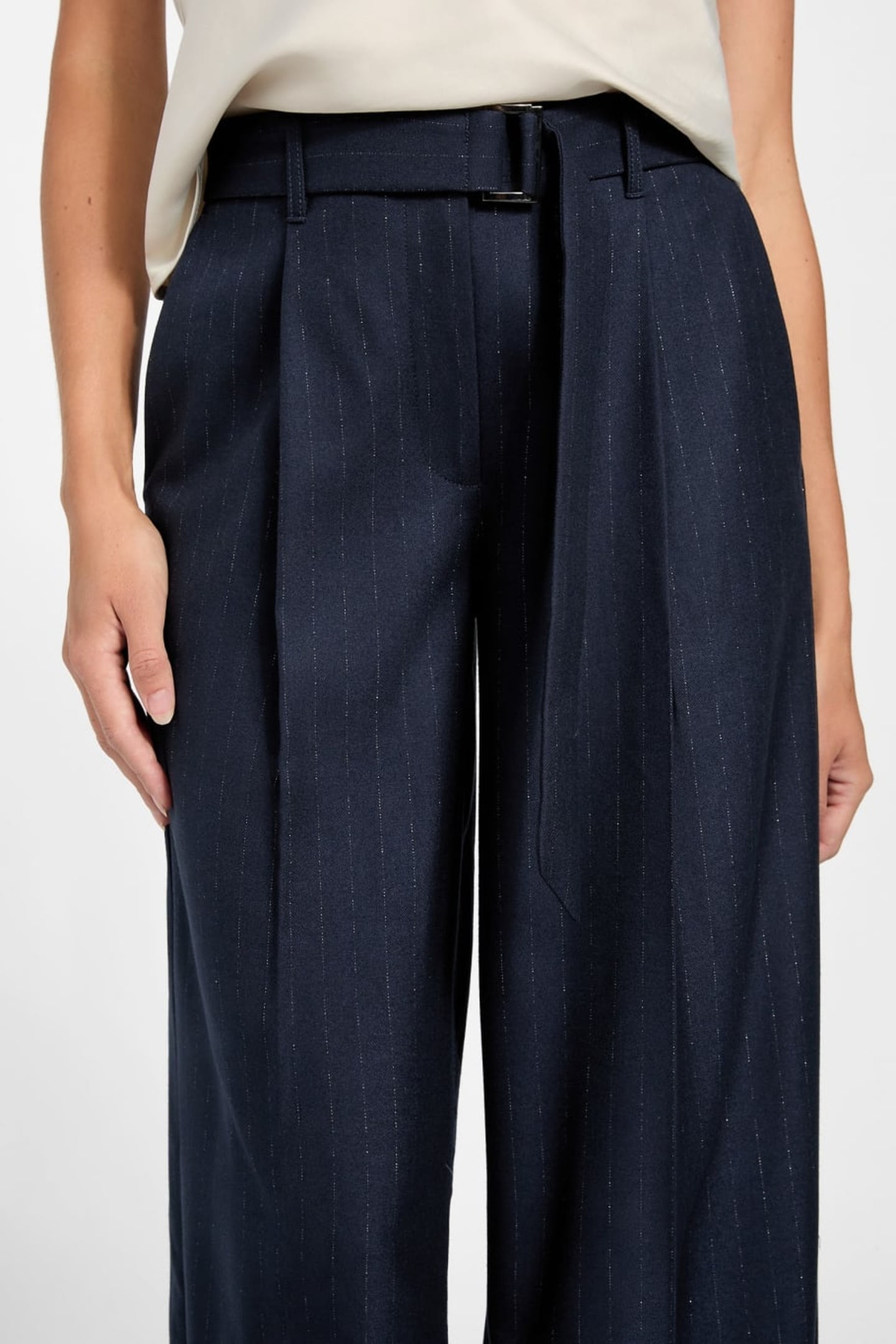 ZANITA PIN STRIPE RE SUITING BLUE PINSTRI 5
