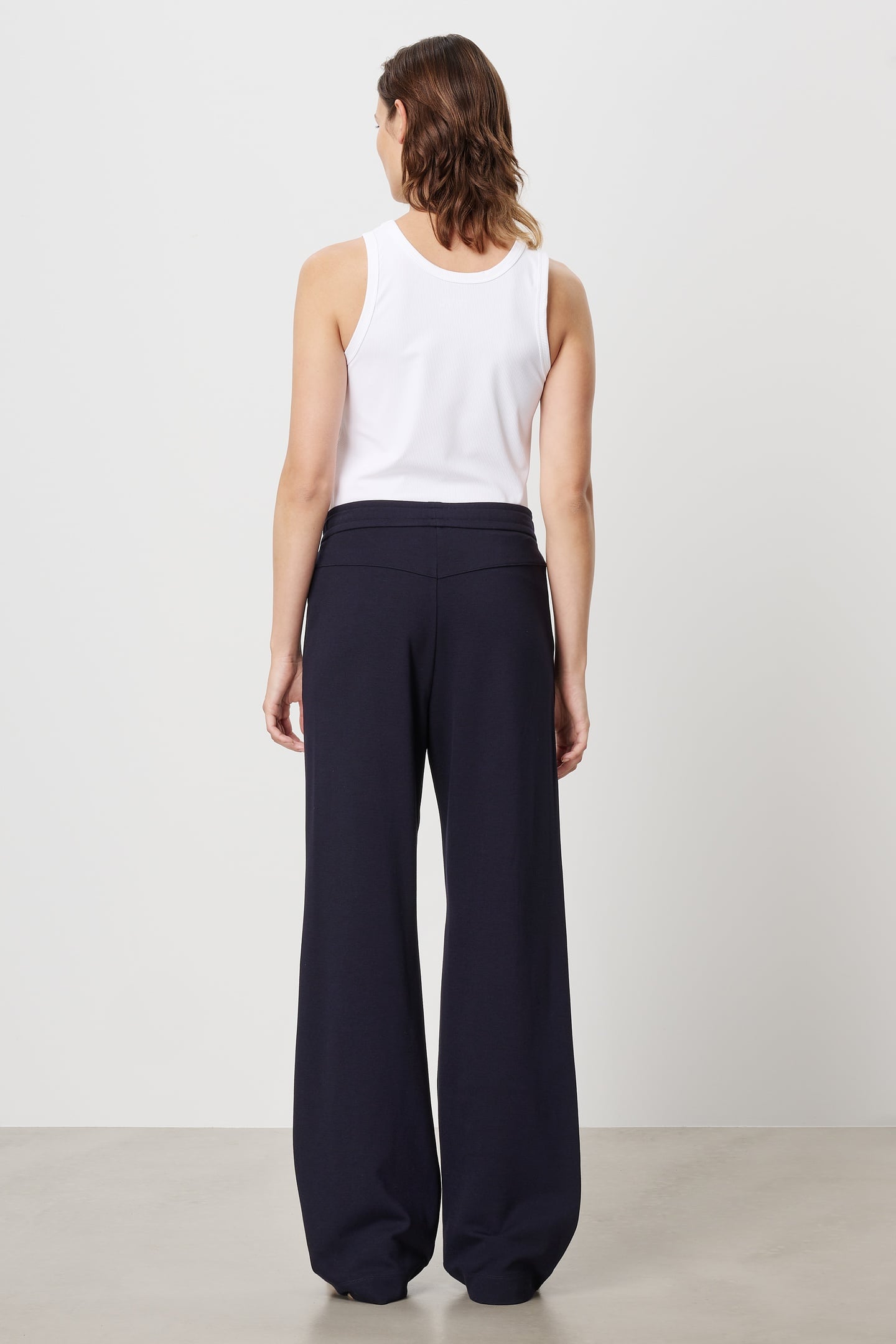 PUNTO CASUAL DRAWSTRING PANTS INK BLUE 3