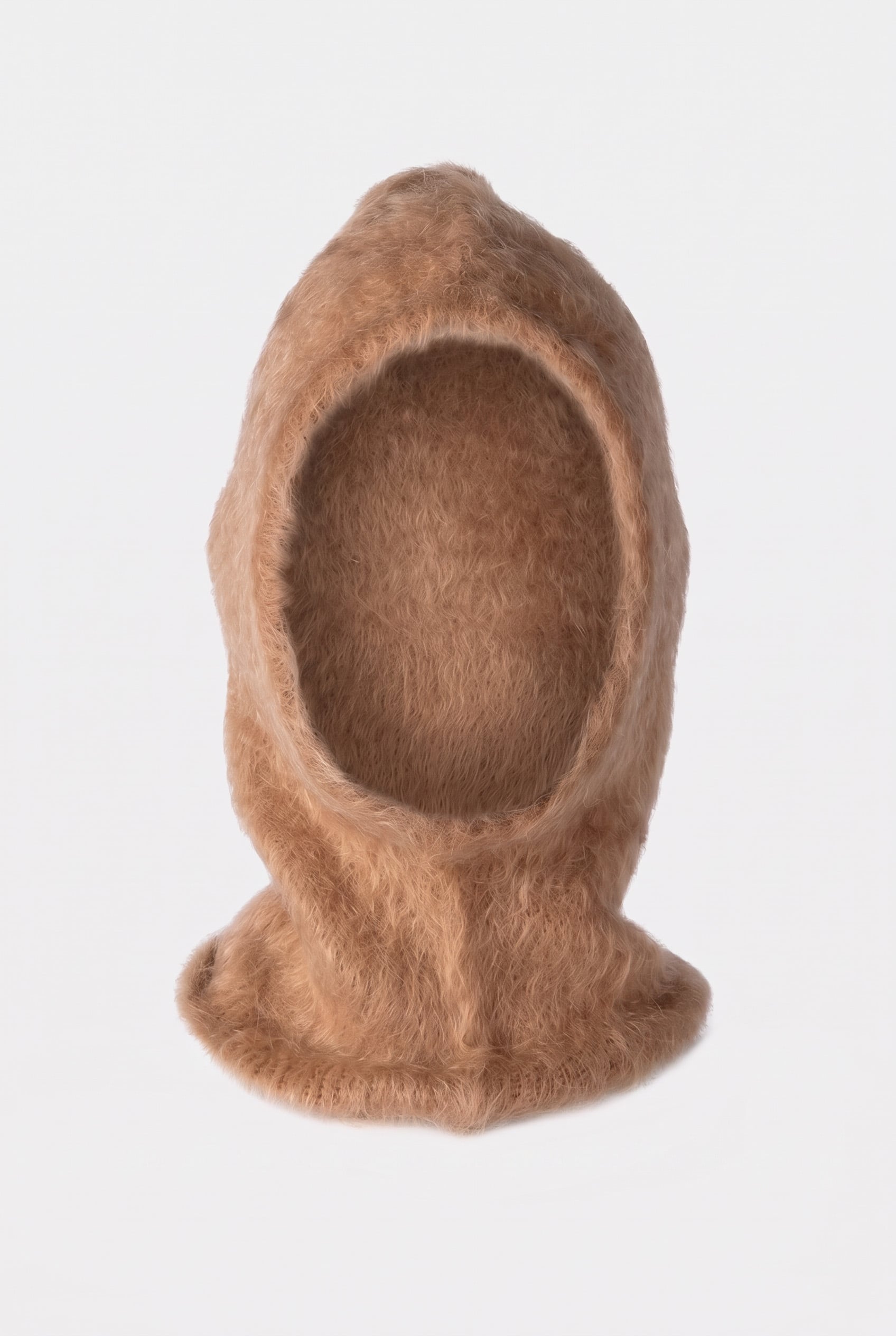 ANI HAIRY HOOD BEIGE 3