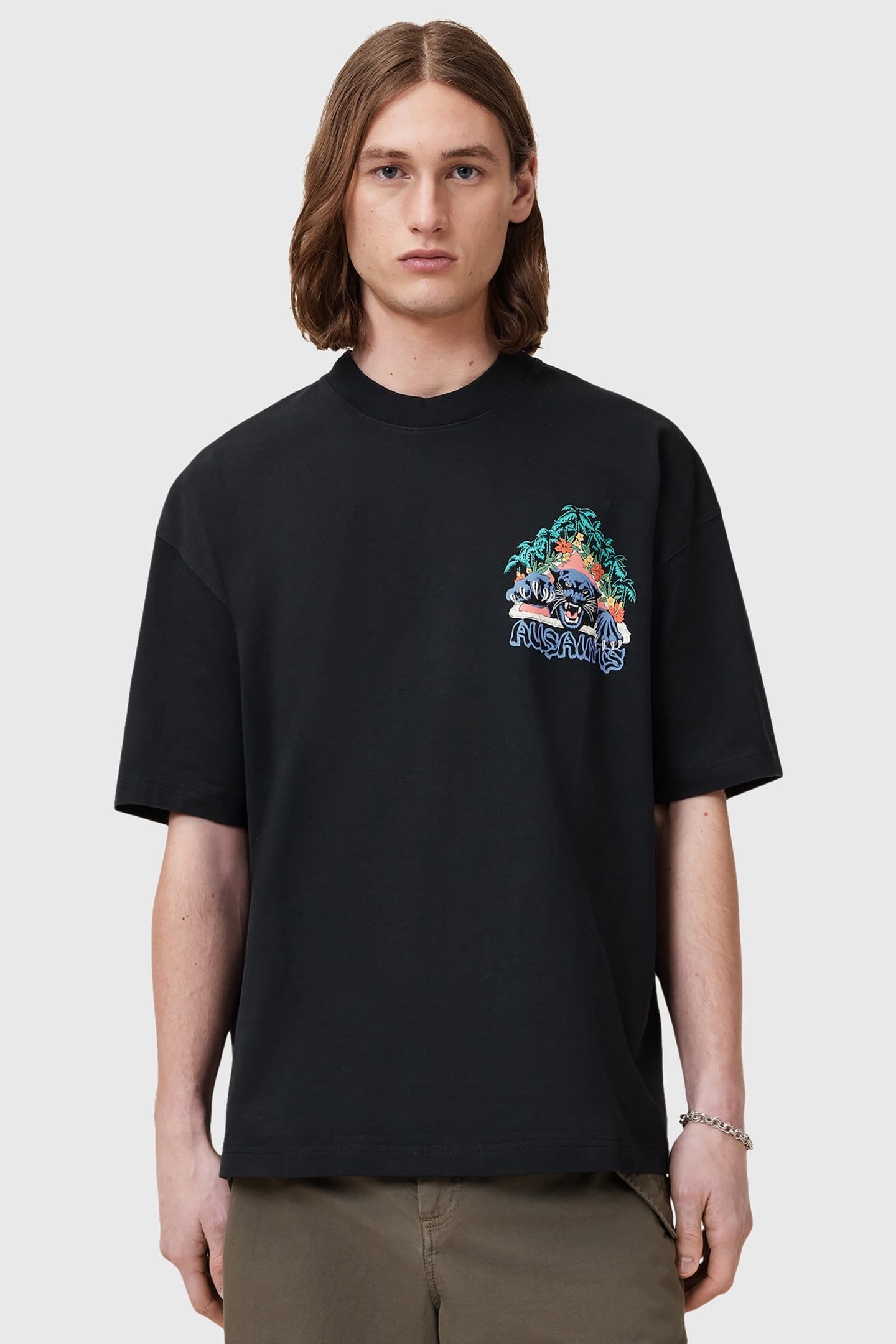 POUNCE SS CREW WASHED BLACK 2