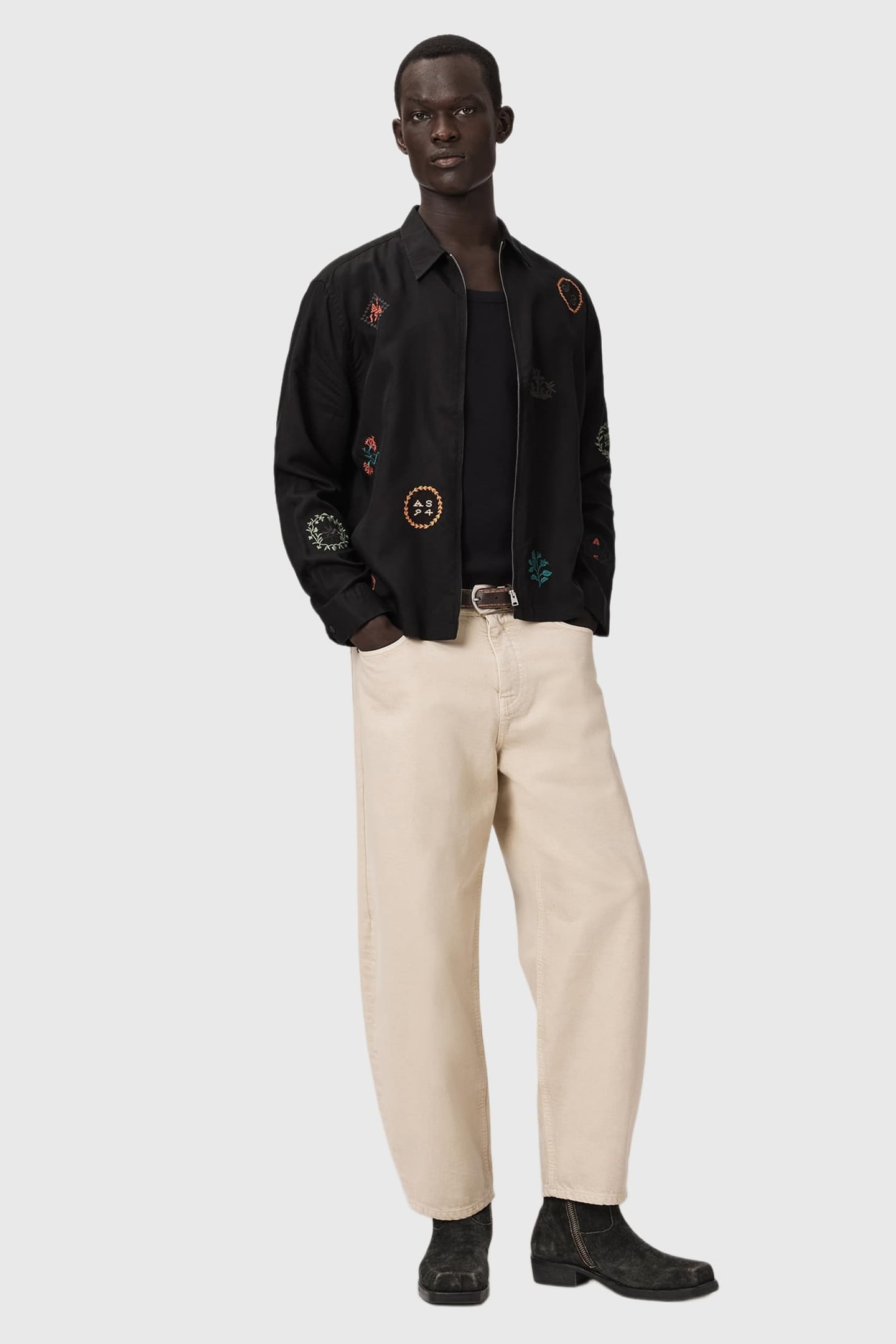 LAUREL LS SHIRT ORCA BLACK 1