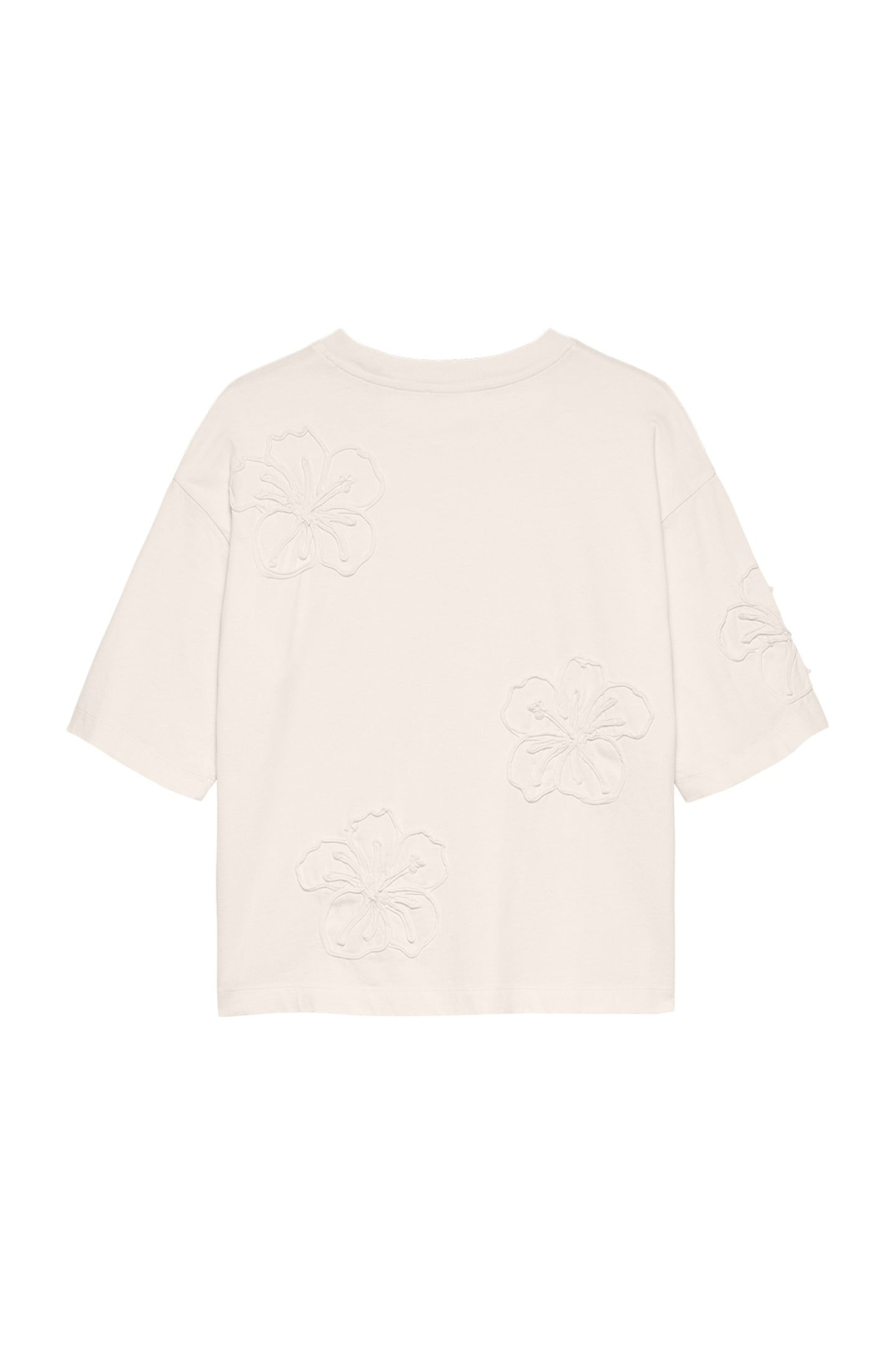 HIBISCUS TSHIRT EGRET 4