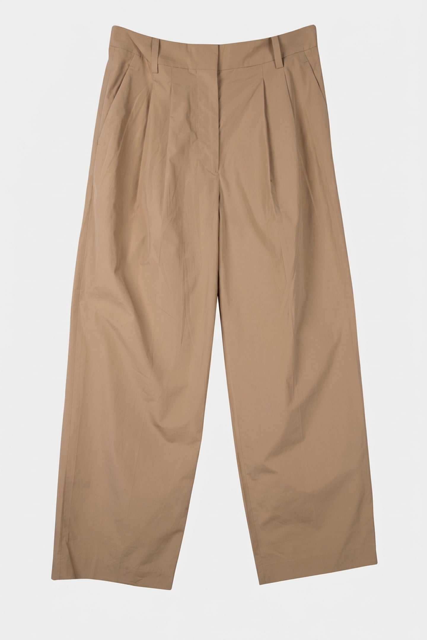EBBA COTTON TROUSERS BEIGE 3