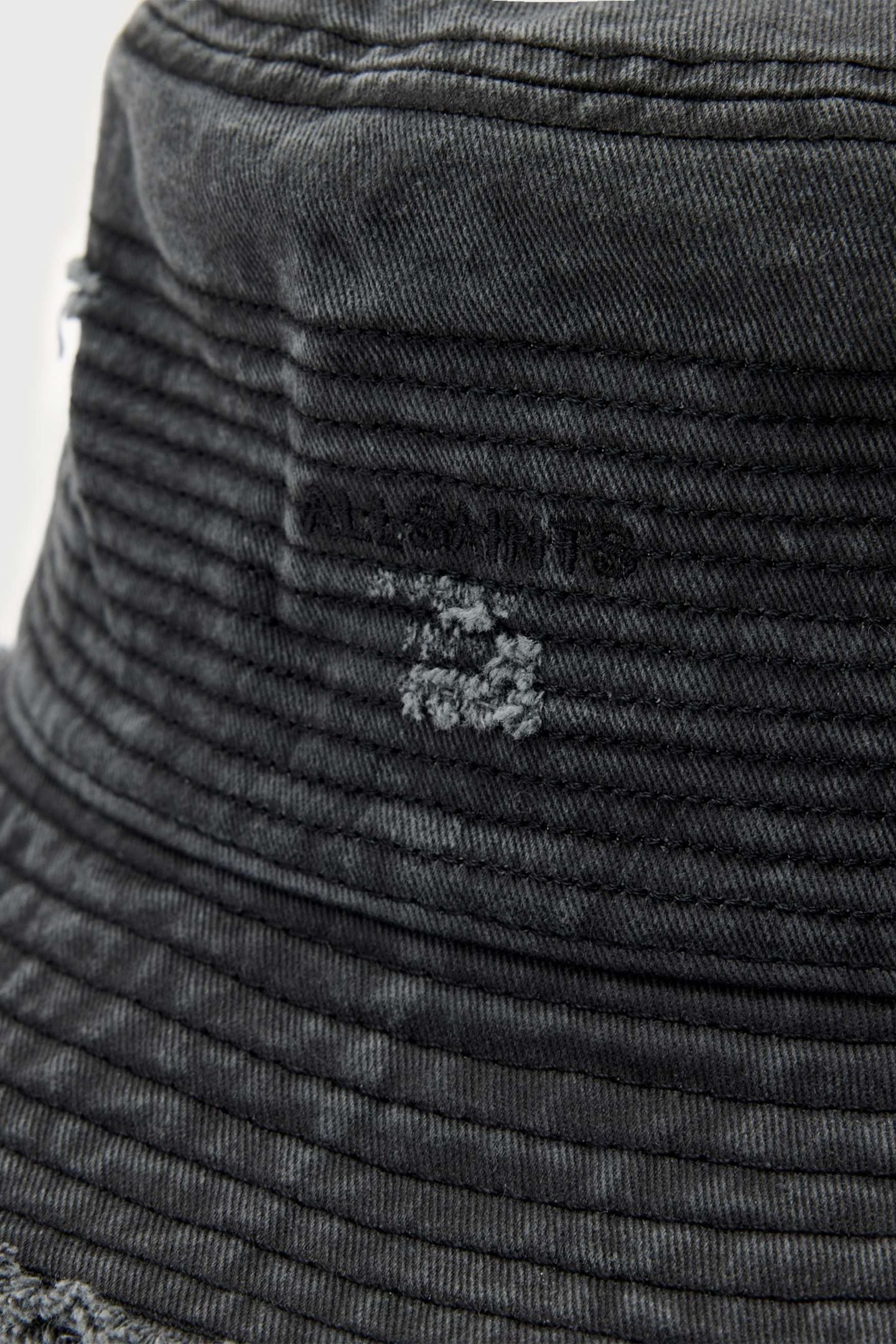 MASON BUCKET HAT WASHED BLACK 5