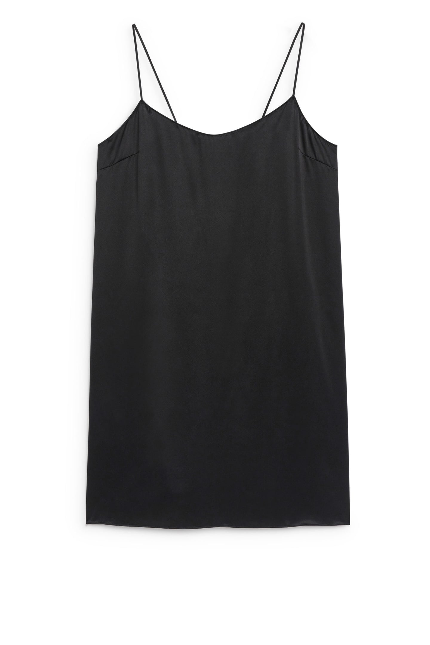 SISKO SATIN SILK DRESS BLACK 3