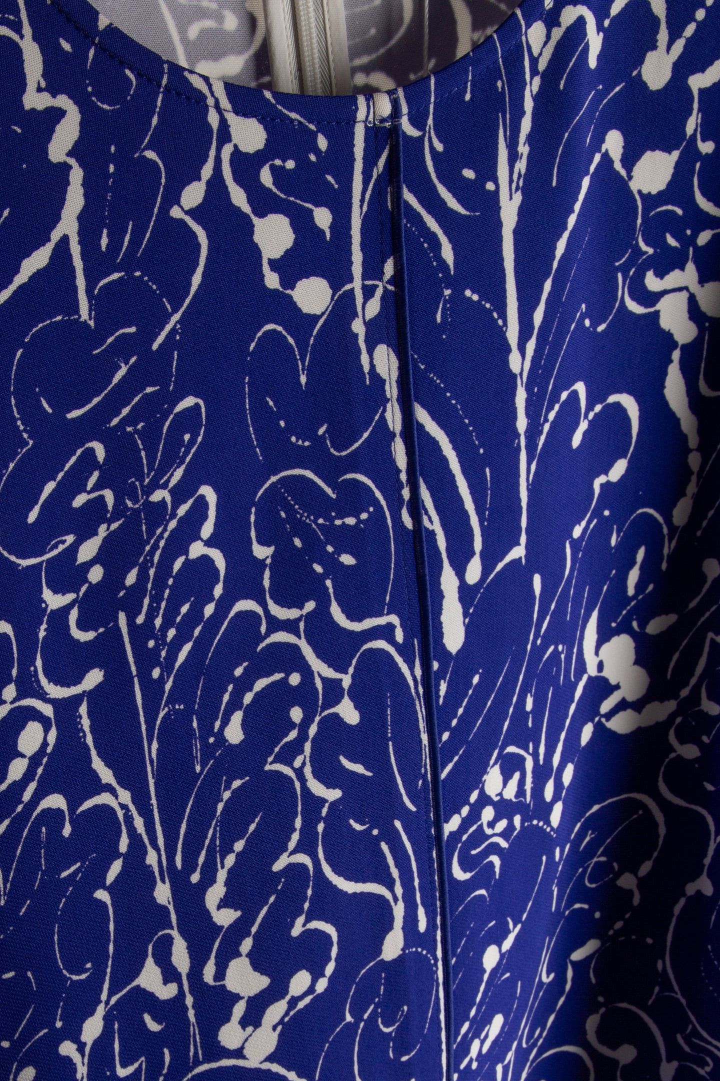 GHENT AOP DRESS BLUE 4