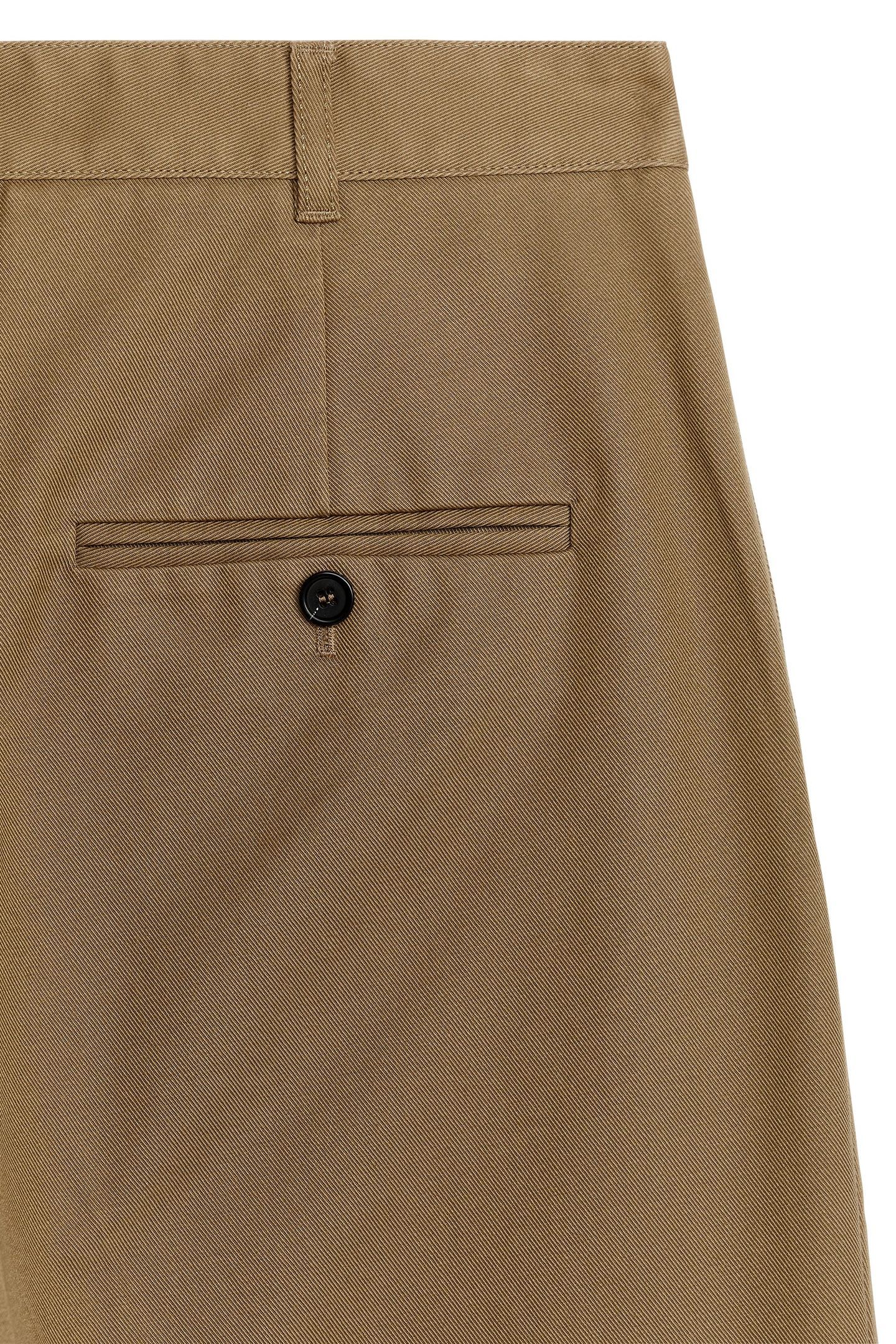 ELBOW COTTON TROUSERS BEIGE 4