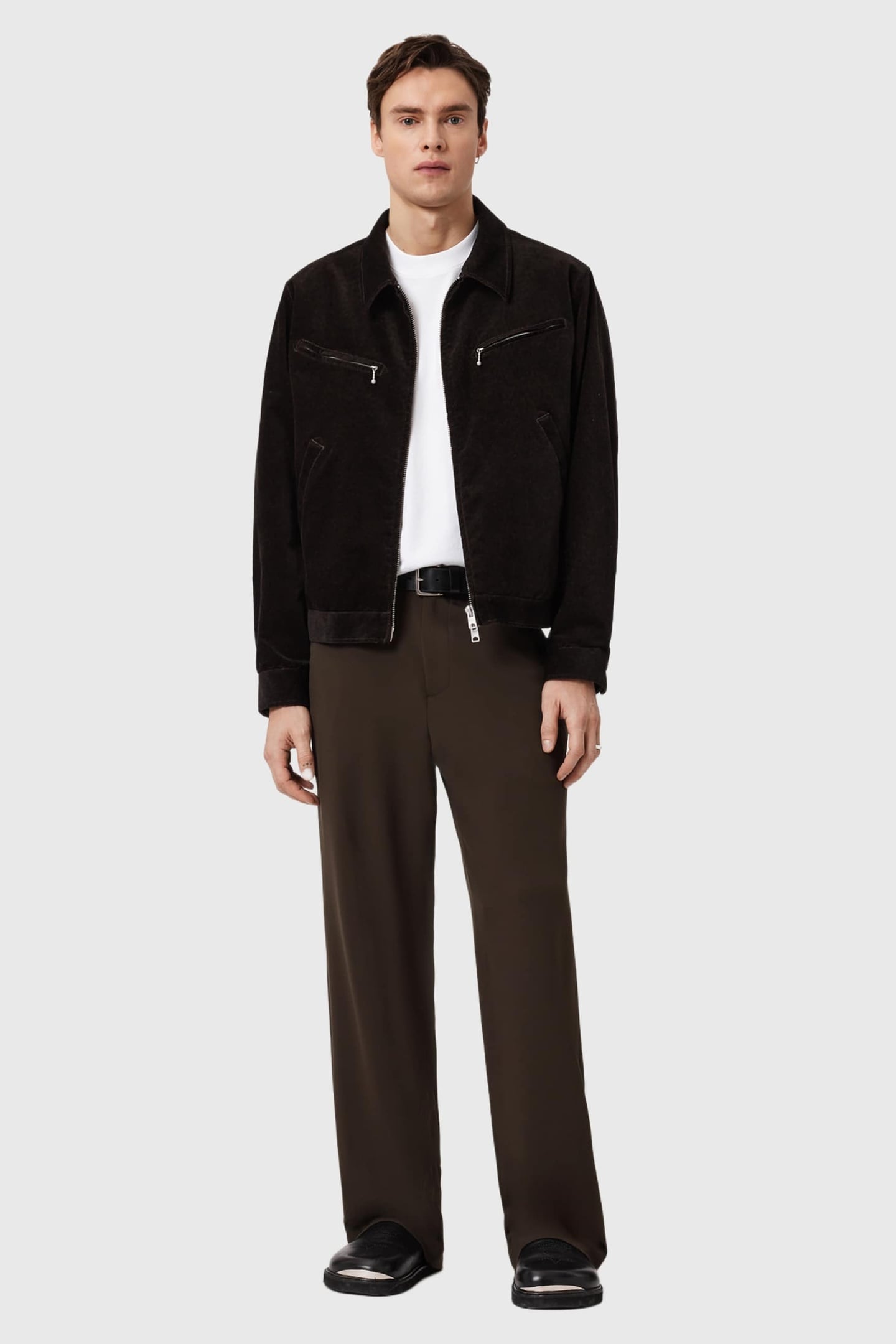 HALLA TROUSER TAUPE BROWN 1