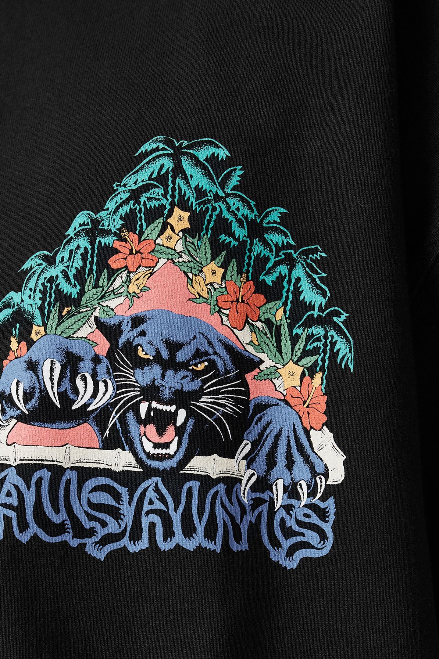 POUNCE SS CREW WASHED BLACK 8