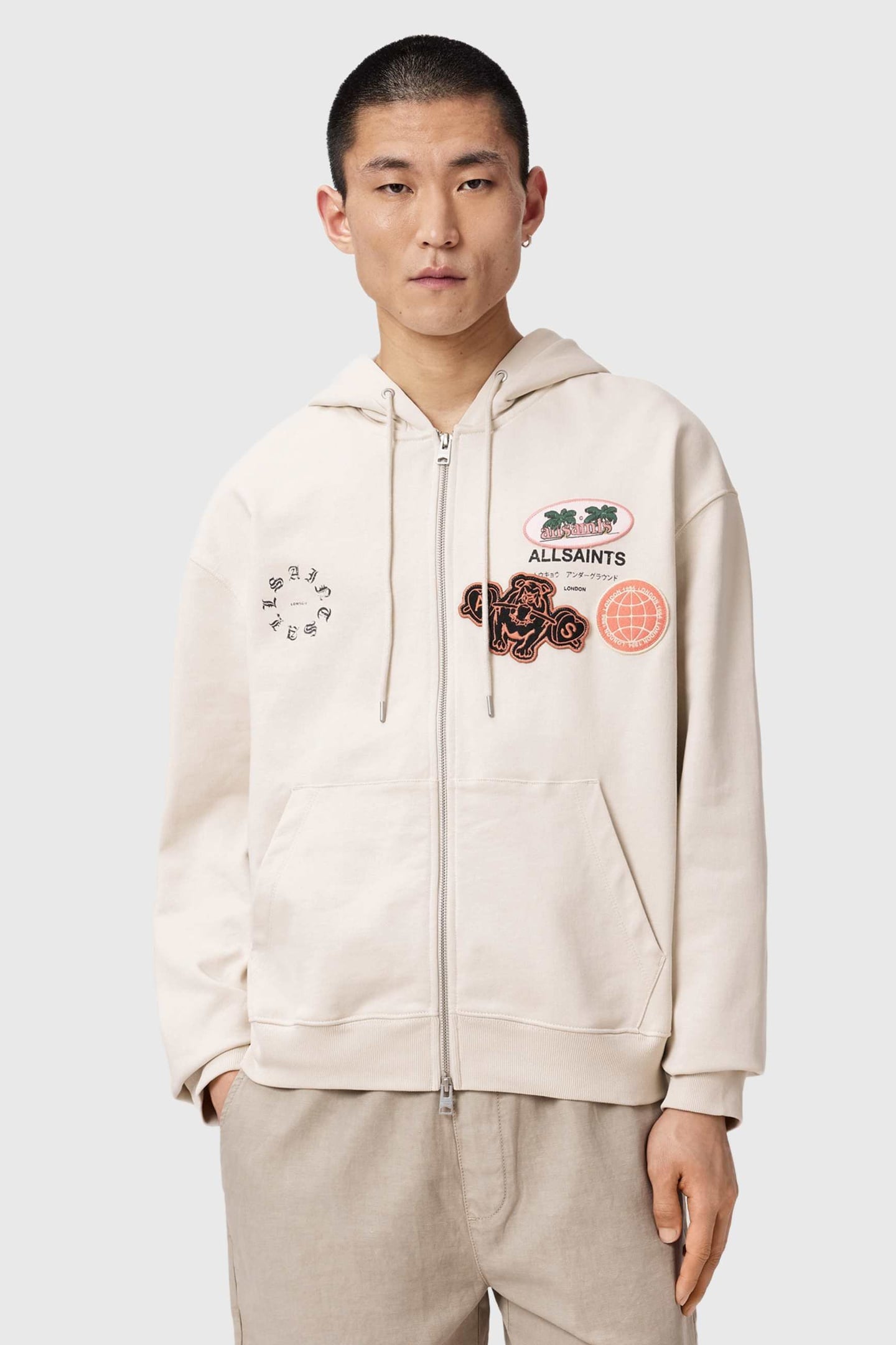 PATCHER ZIP THROUGH DUSK WHITE 1