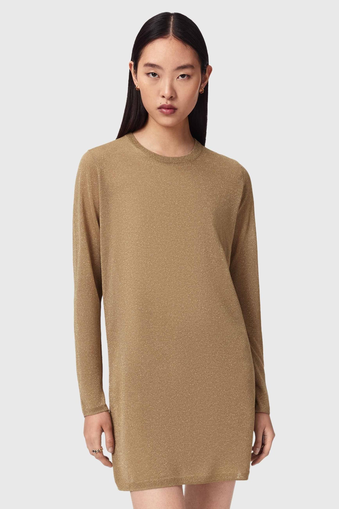 TILLII MINI DRESS GOLD 2
