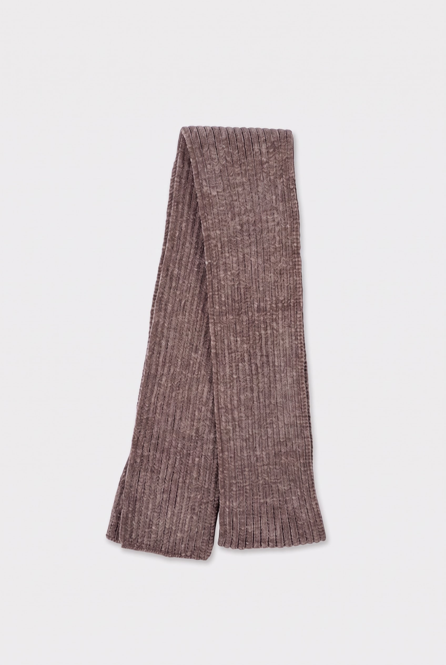 DELILAH CHENILLE SCARF BEIGE 3