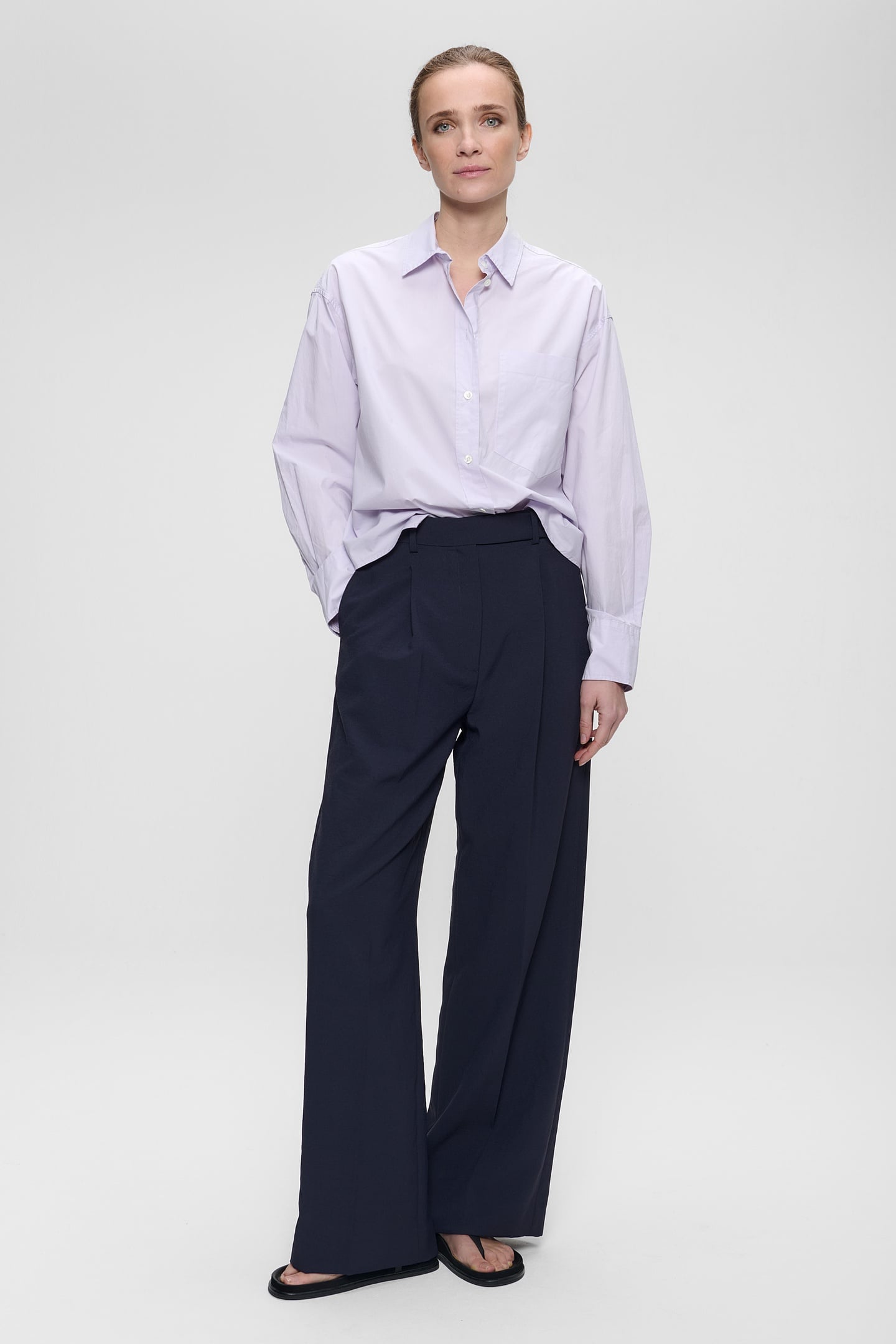 PAPER COTTON LONG SLEEVE SHIRT LUPINE 2