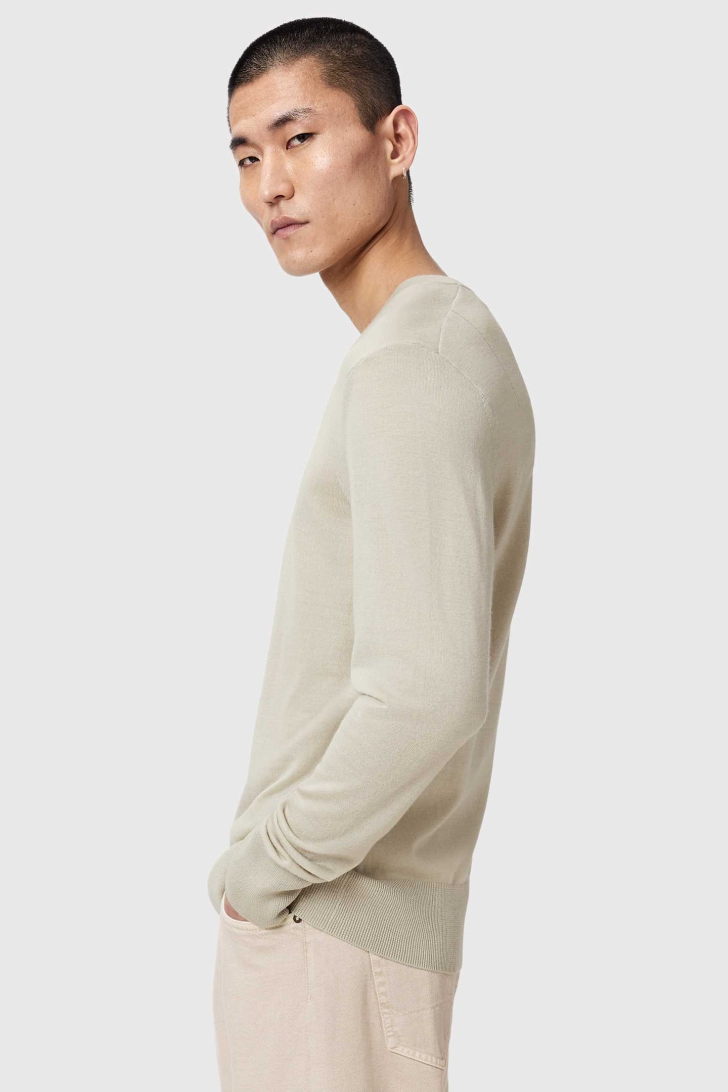 MODE MERINO CREW POWDERED GREEN 6