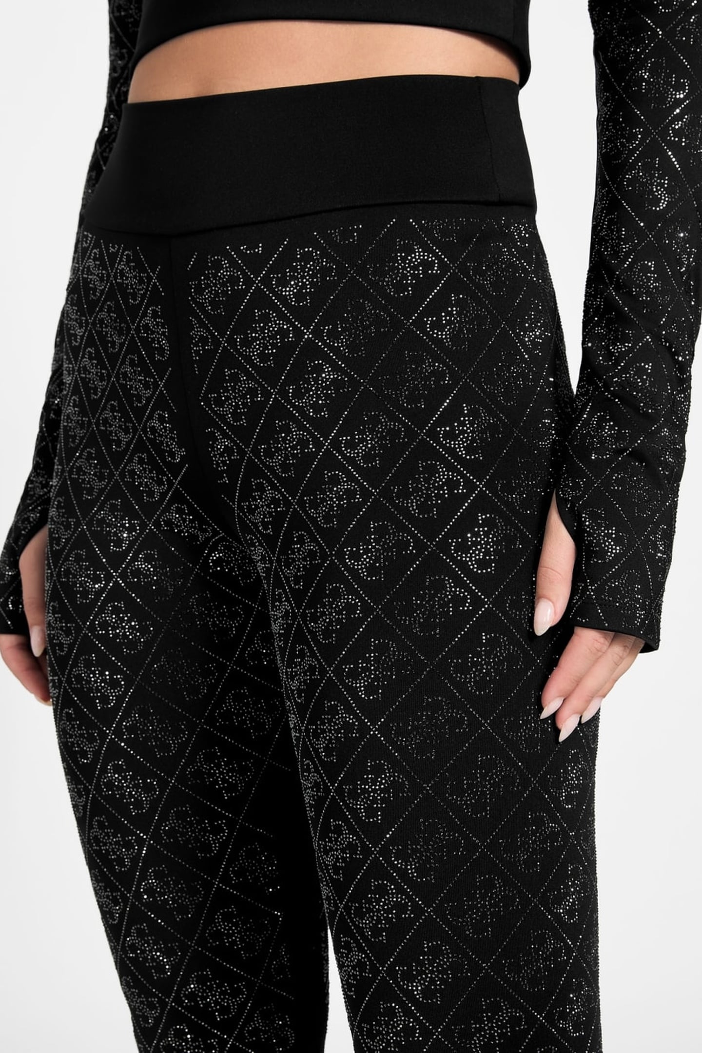 DEBBY LEGGINGS FULL JET BLACK A996 6