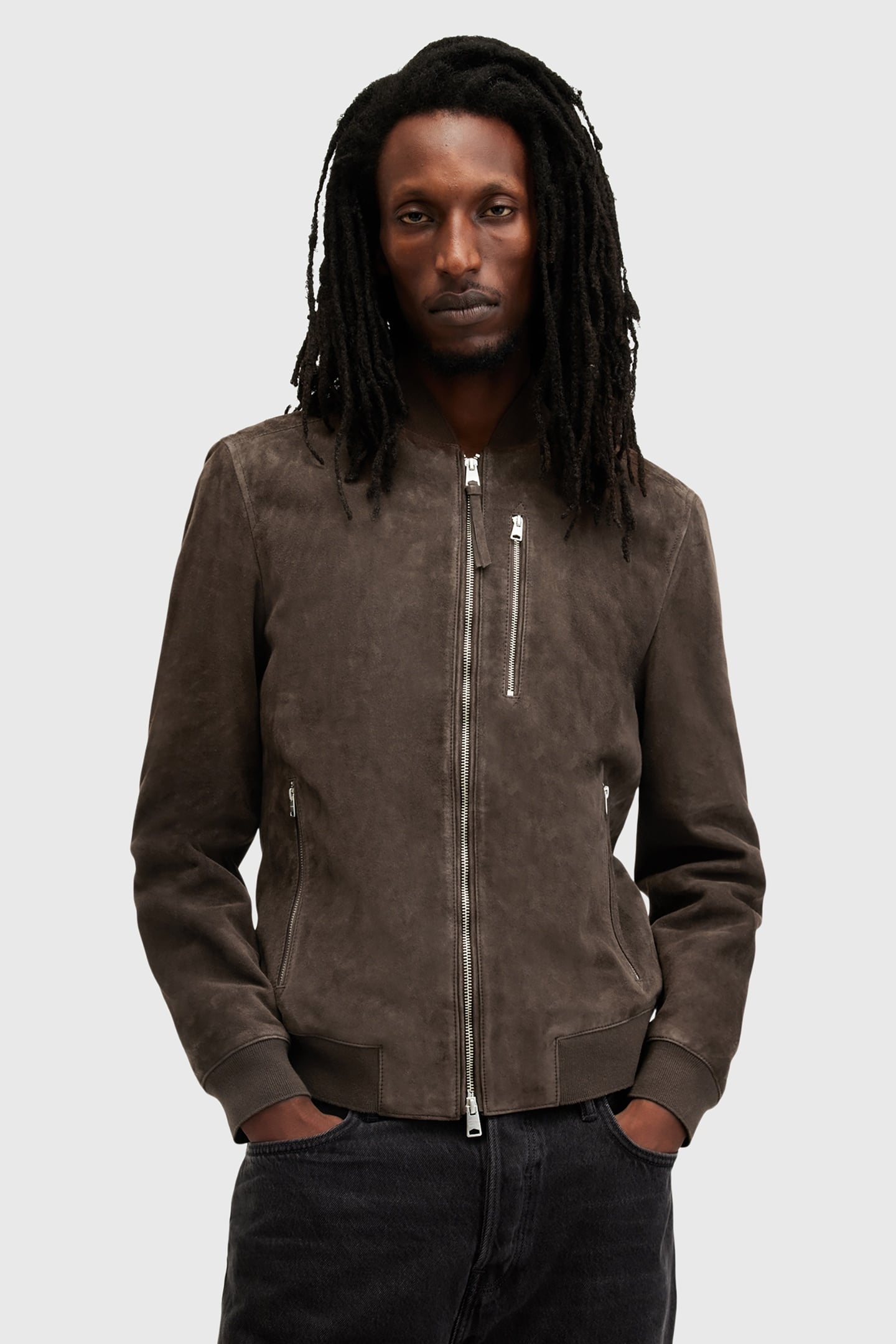 KEMBLE SUEDE BOMBER WOODLAND BROWN 2