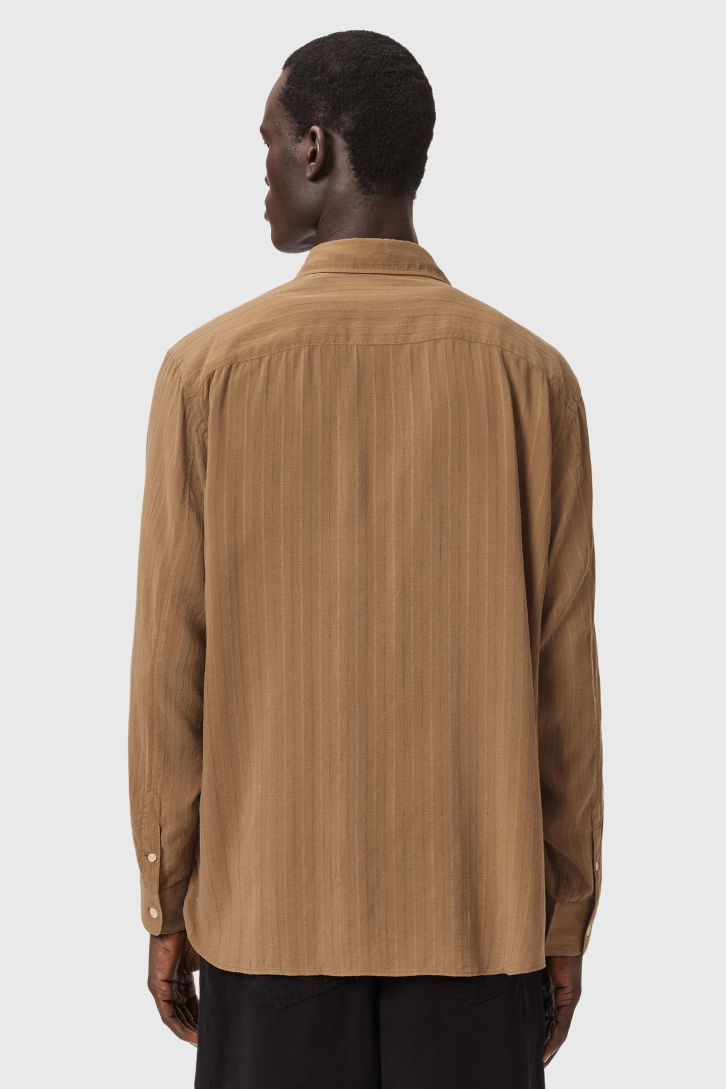 CARLYLE LS SHIRT BORG BROWN 3