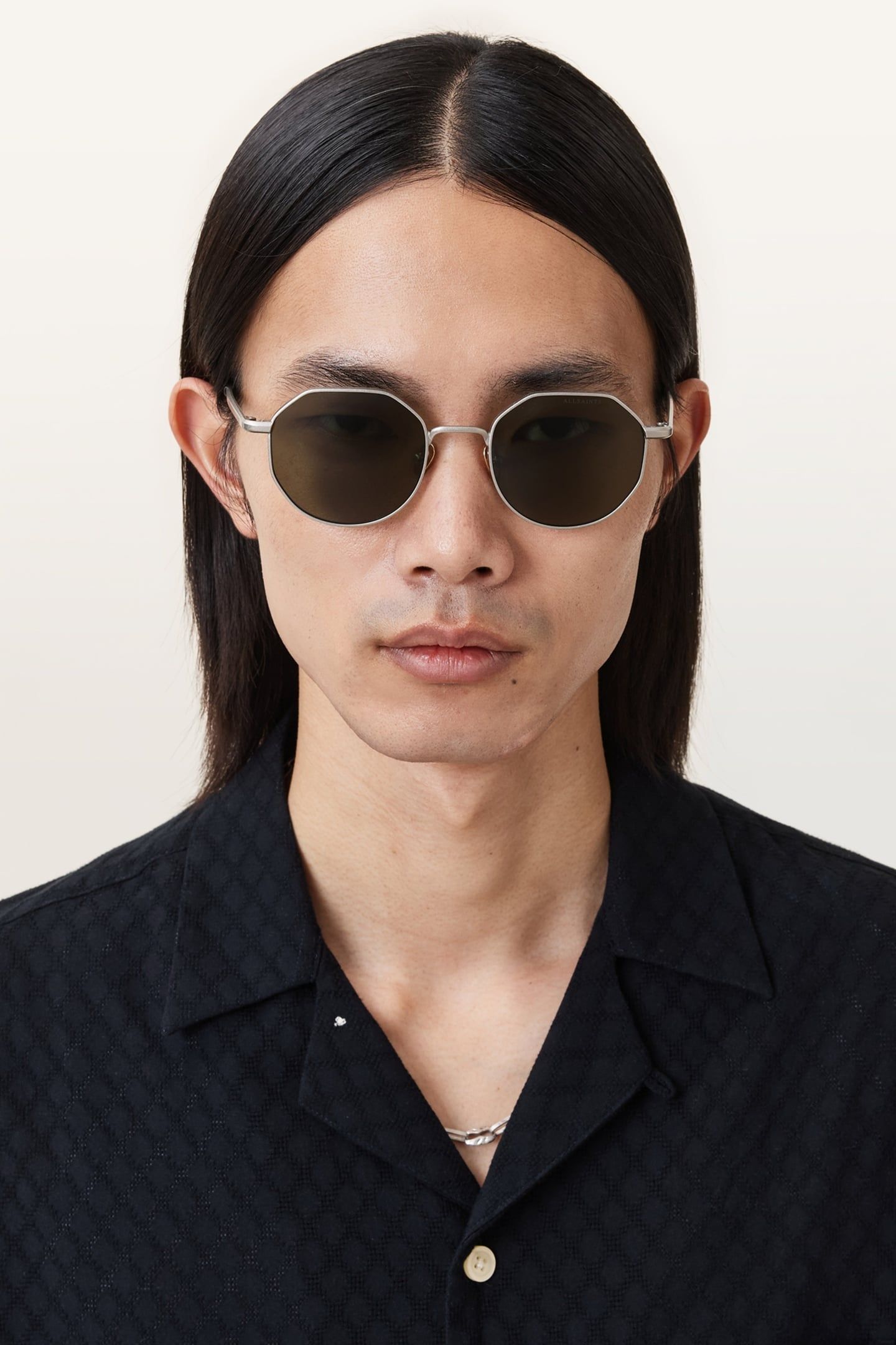 BLAKE SUNGLASSES SILVER/KHAKI TORT 3
