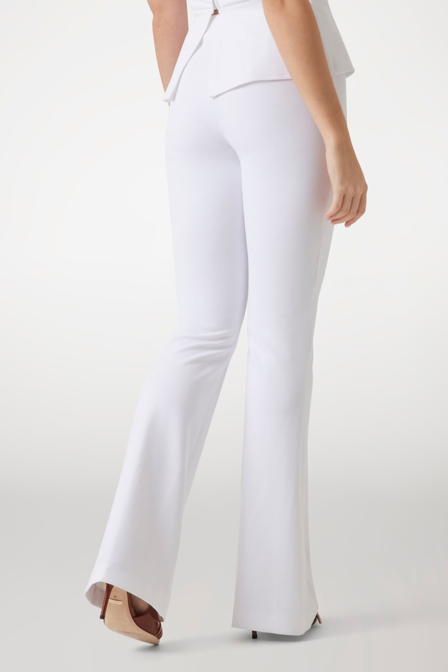 NEW FLARED EVELINA P PURE WHITE 2