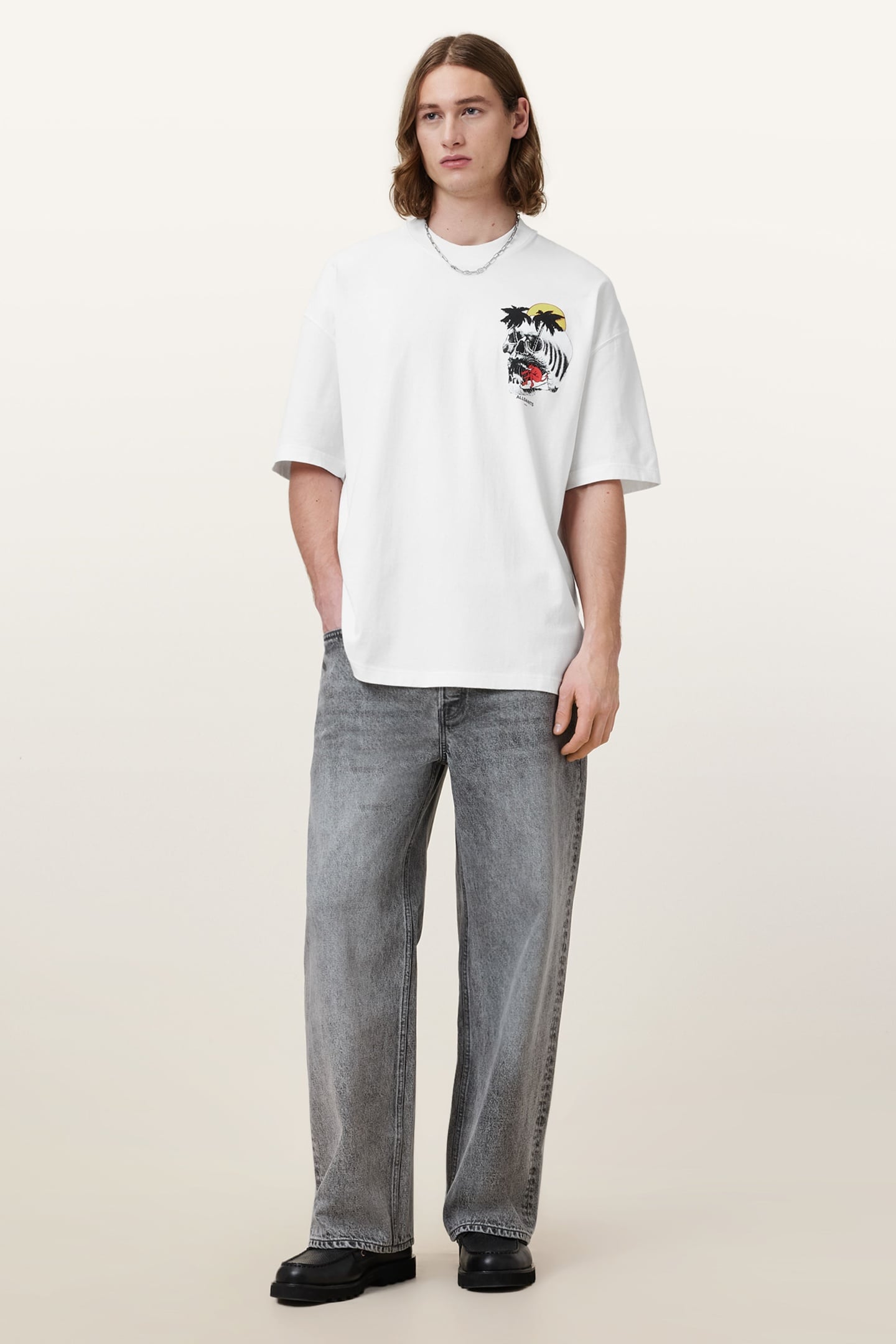 BREAKER SS CREW CHALK WHITE 1