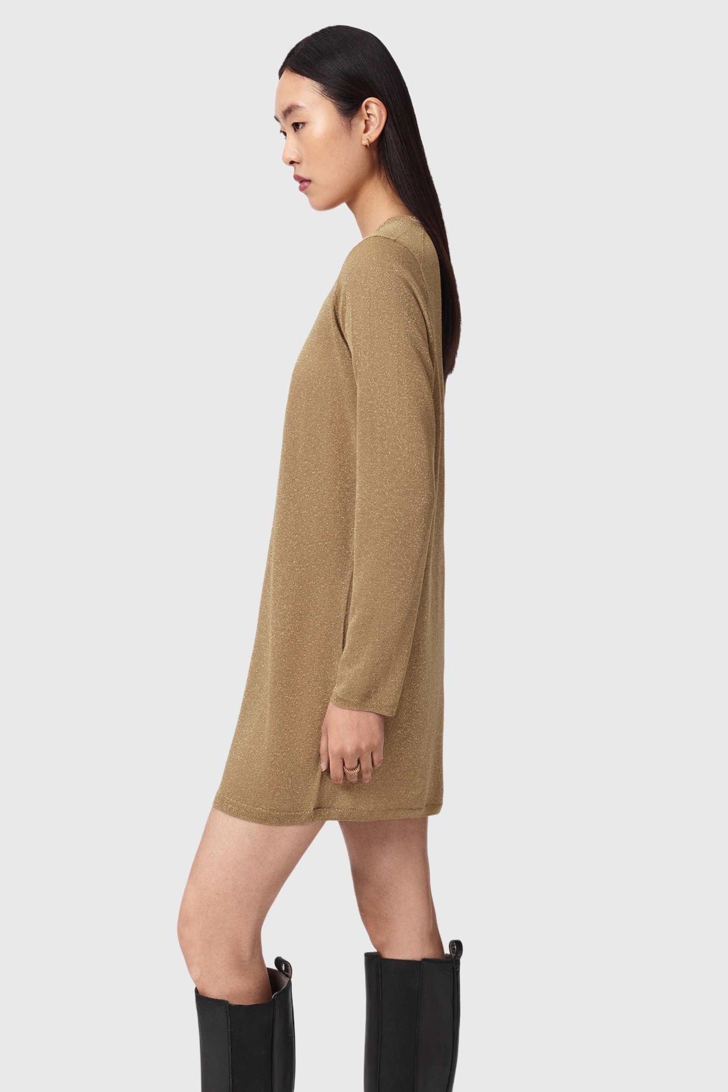 TILLII MINI DRESS GOLD 5