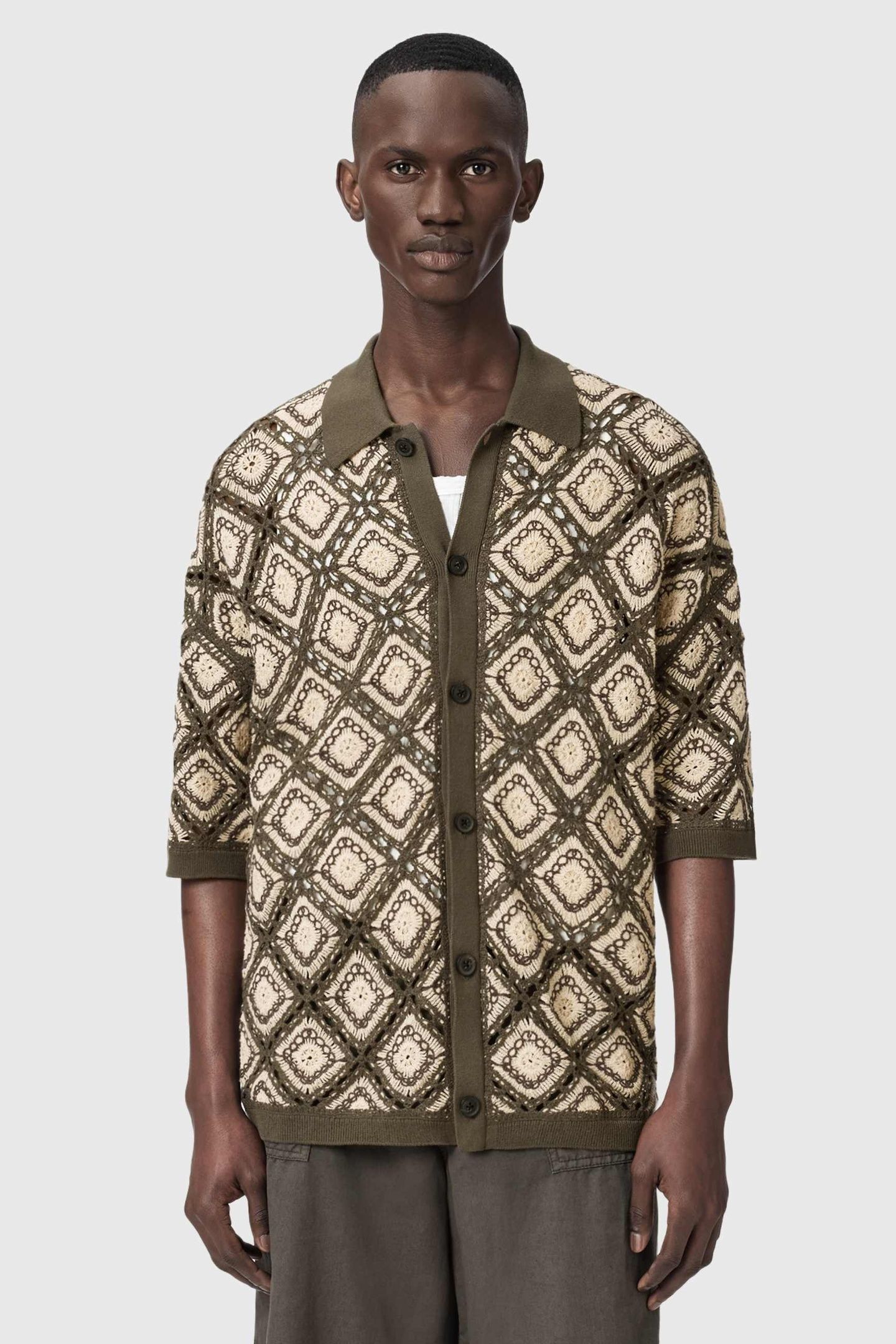 MORENA SS CARDIGAN PITCH GREEN 3