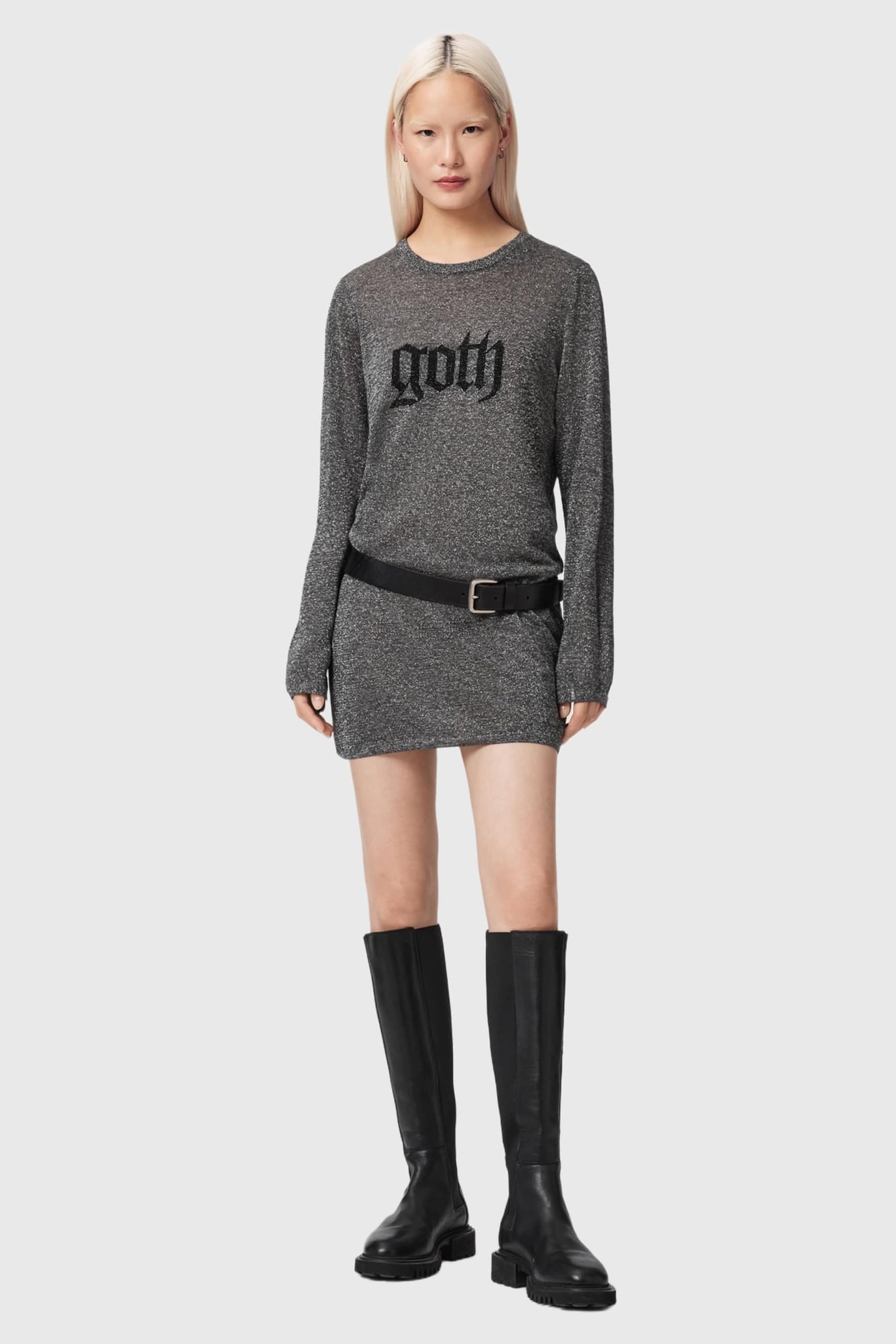 DEETZ DRESS FOGGY SILVER 2