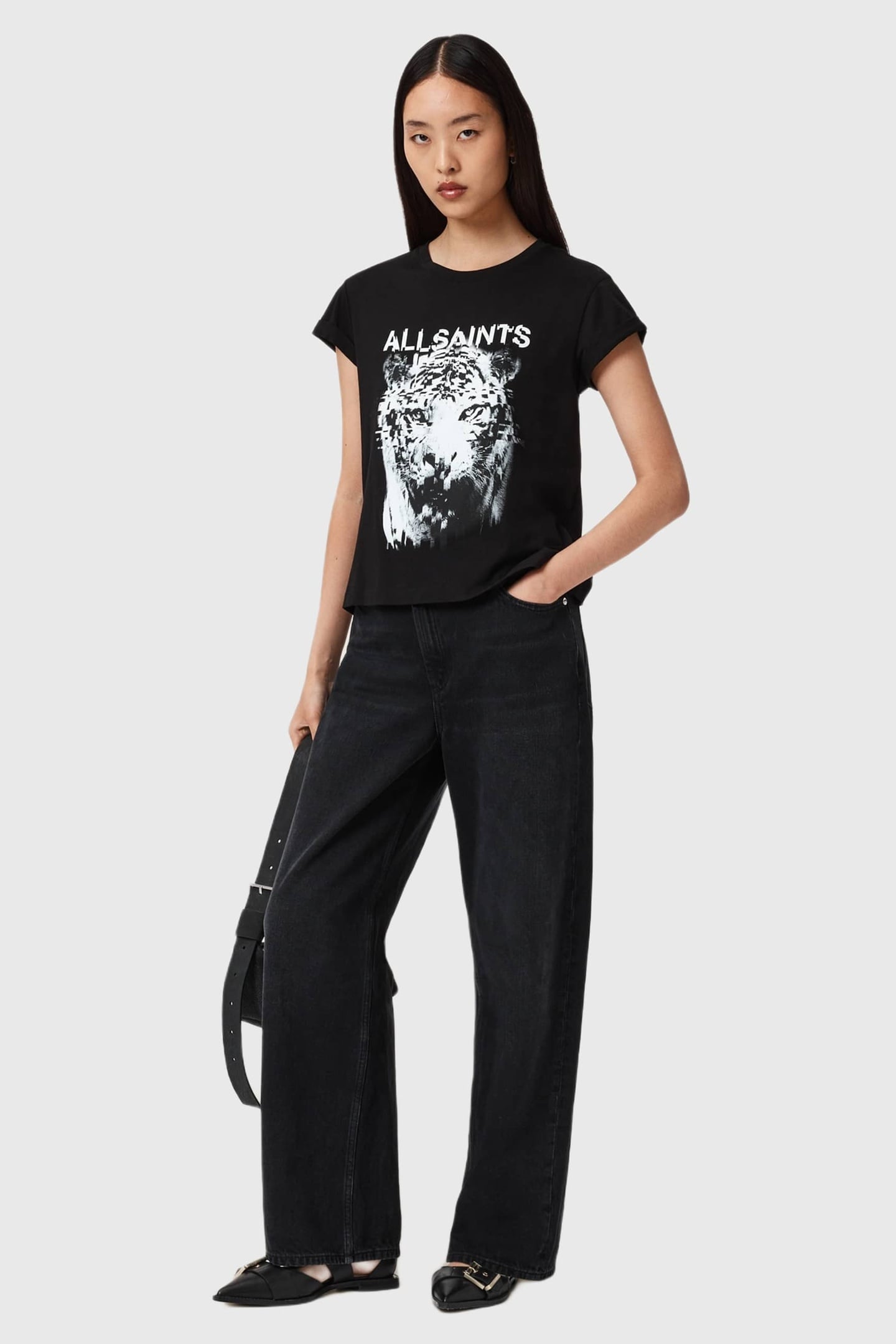 STATIC ANNA TEE BLACK 5
