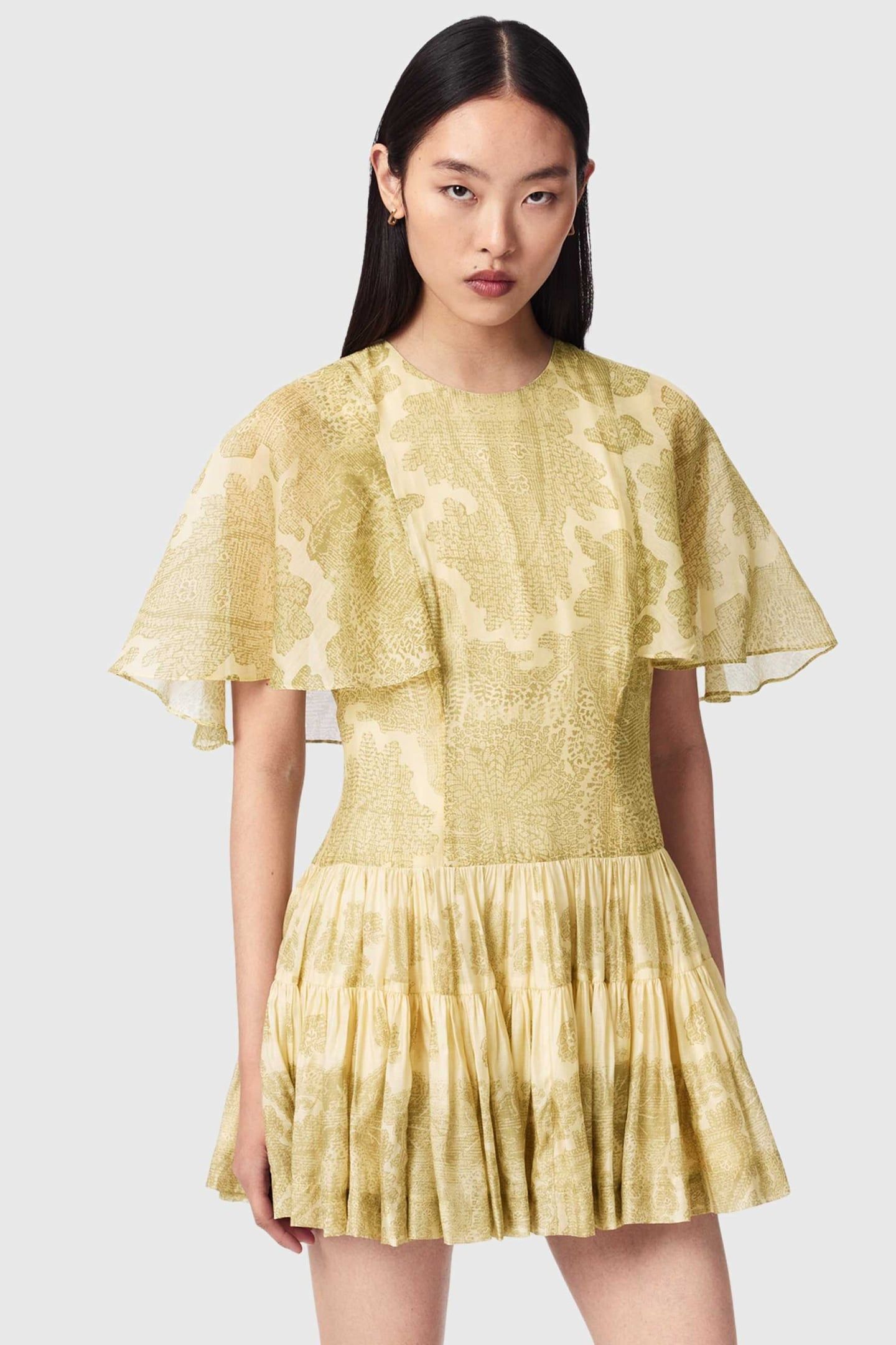 YANNA DRESS JOANNE GOLD GREEN 3