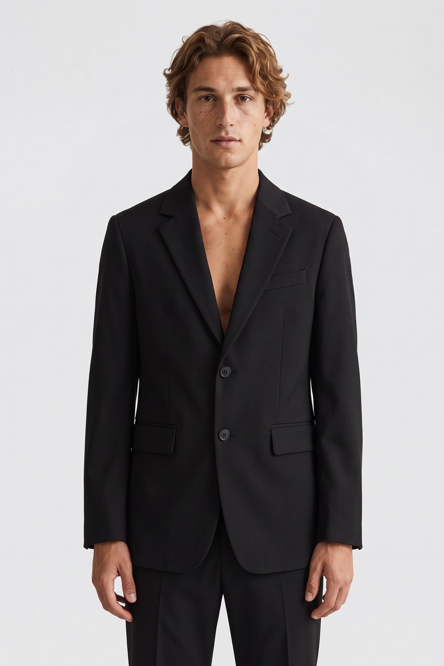 DOVER WOOL/COTTON BLAZER BLUE 1