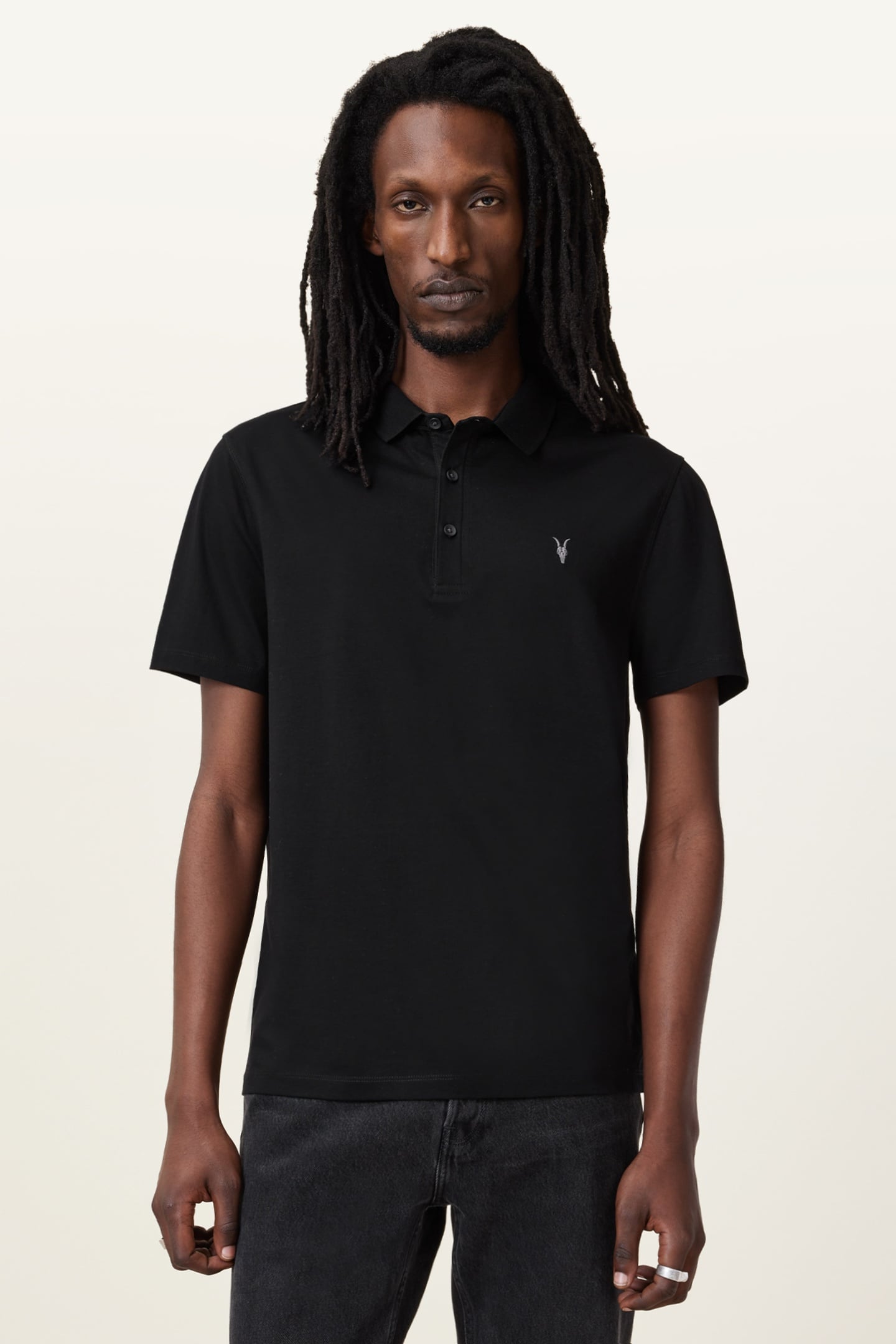 REID SS POLO JET BLACK 2