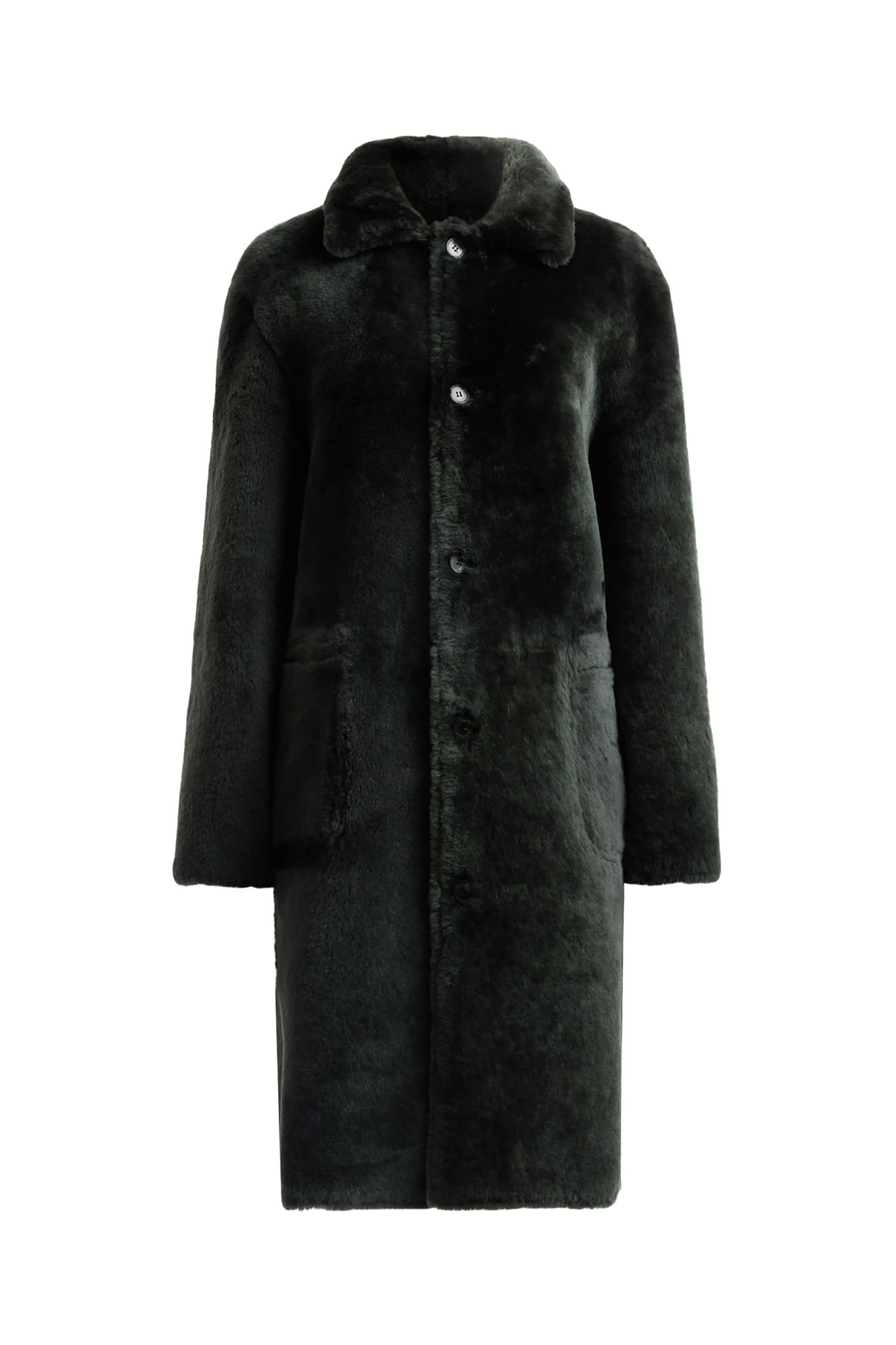 SERRA SHEARLING COAT SYCAMORE GREEN 4