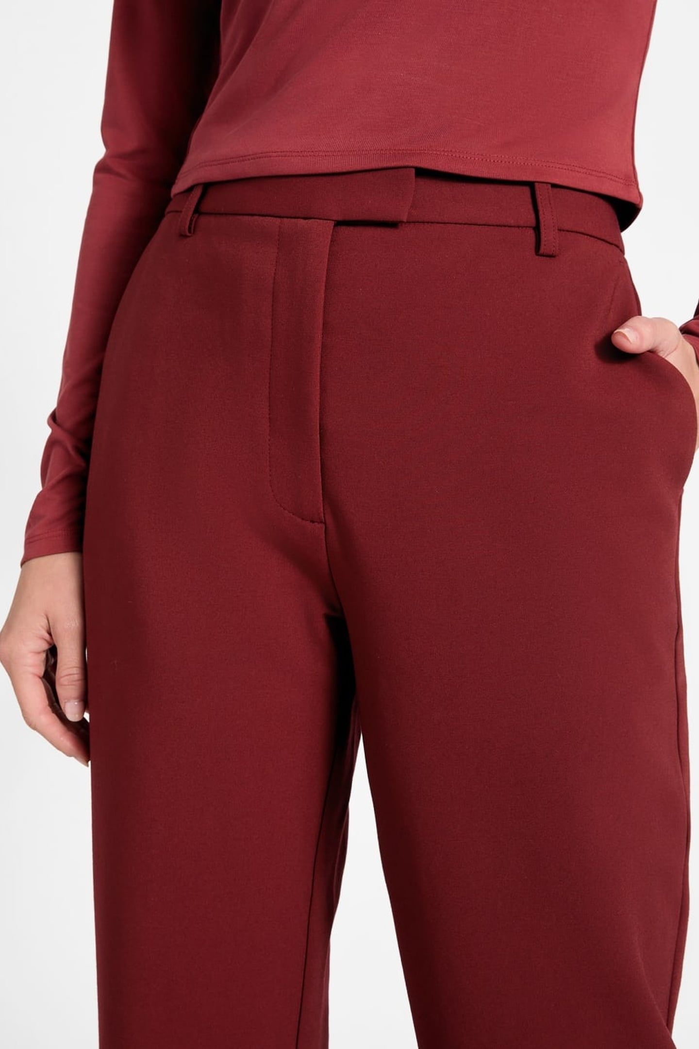EMY STRAIGHT PANT SIREN RED MULTI 4
