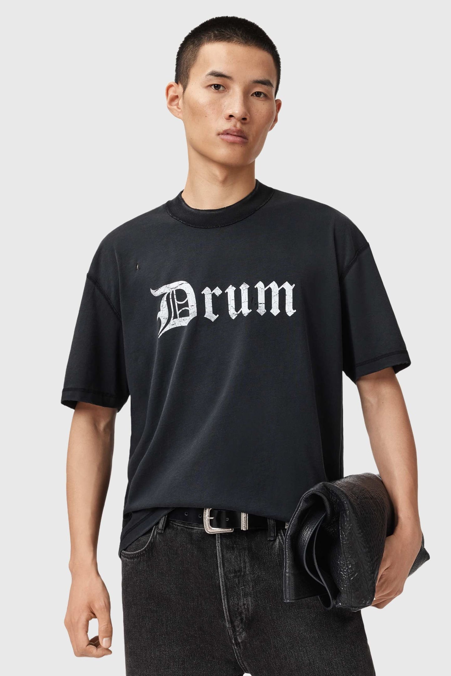 SNARE SS CREW WASHED BLACK 5