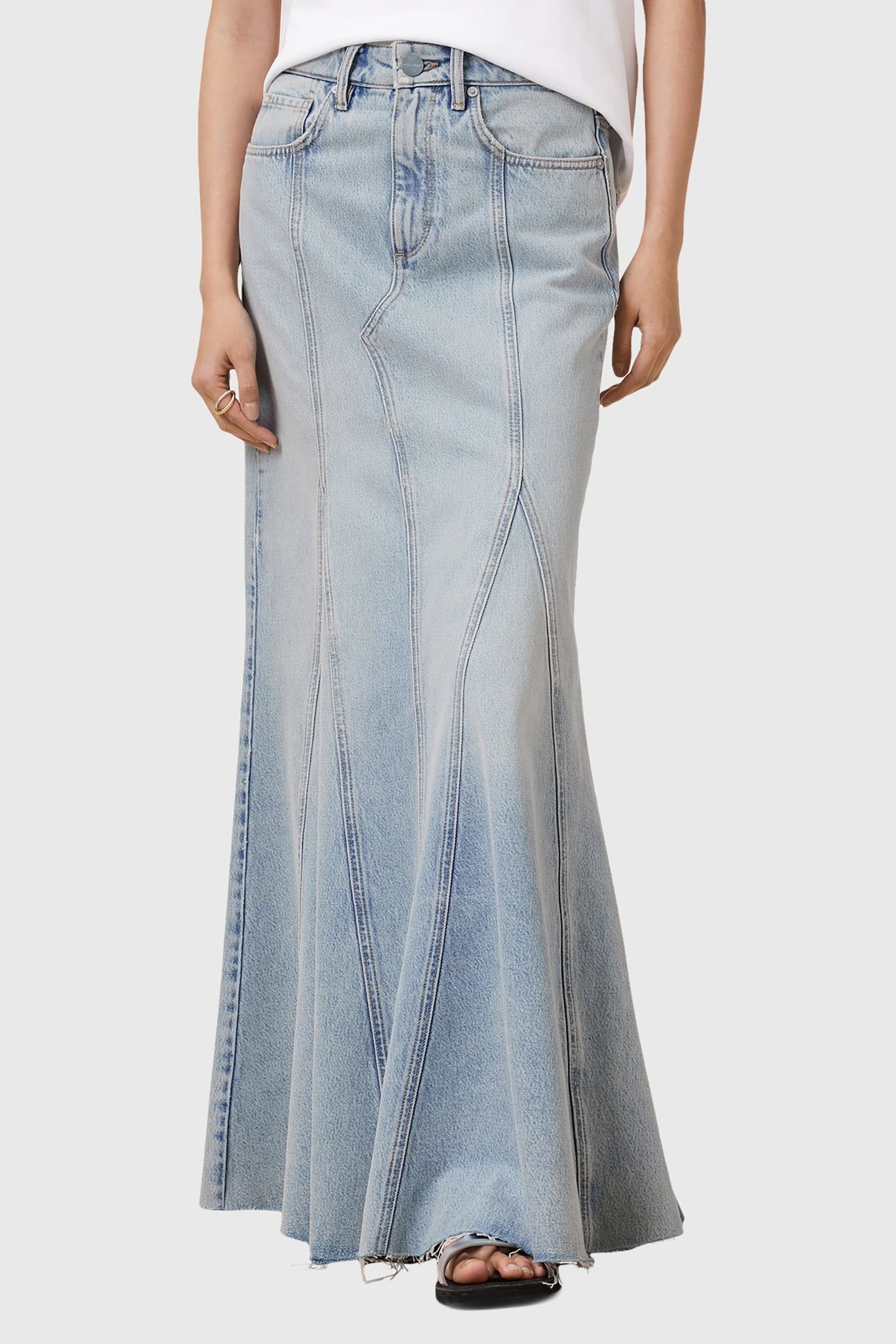 ALMA DENIM SKIRT LIGHT INDIGO 2