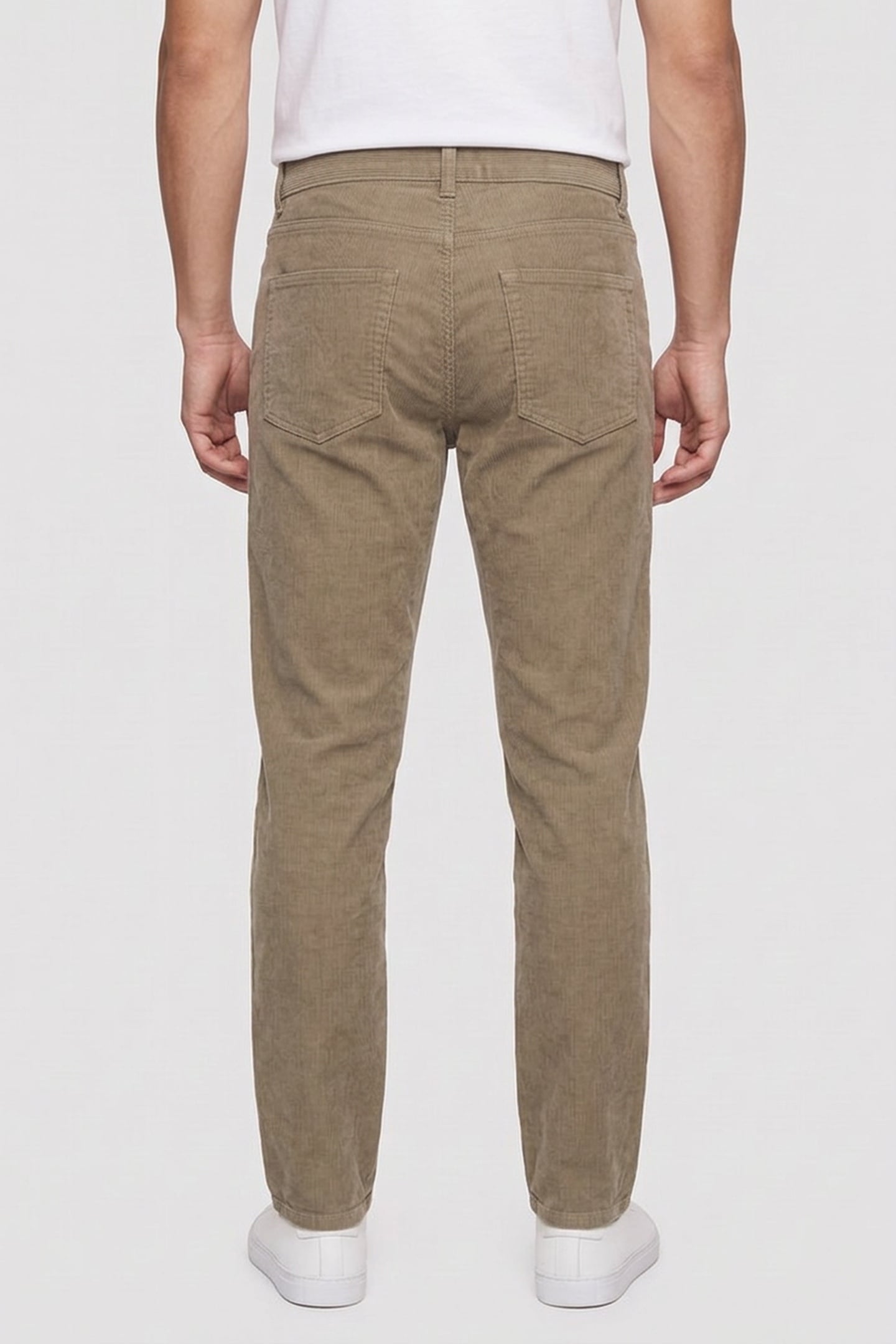 EDEL CORD TROUSERS KHAKI 2