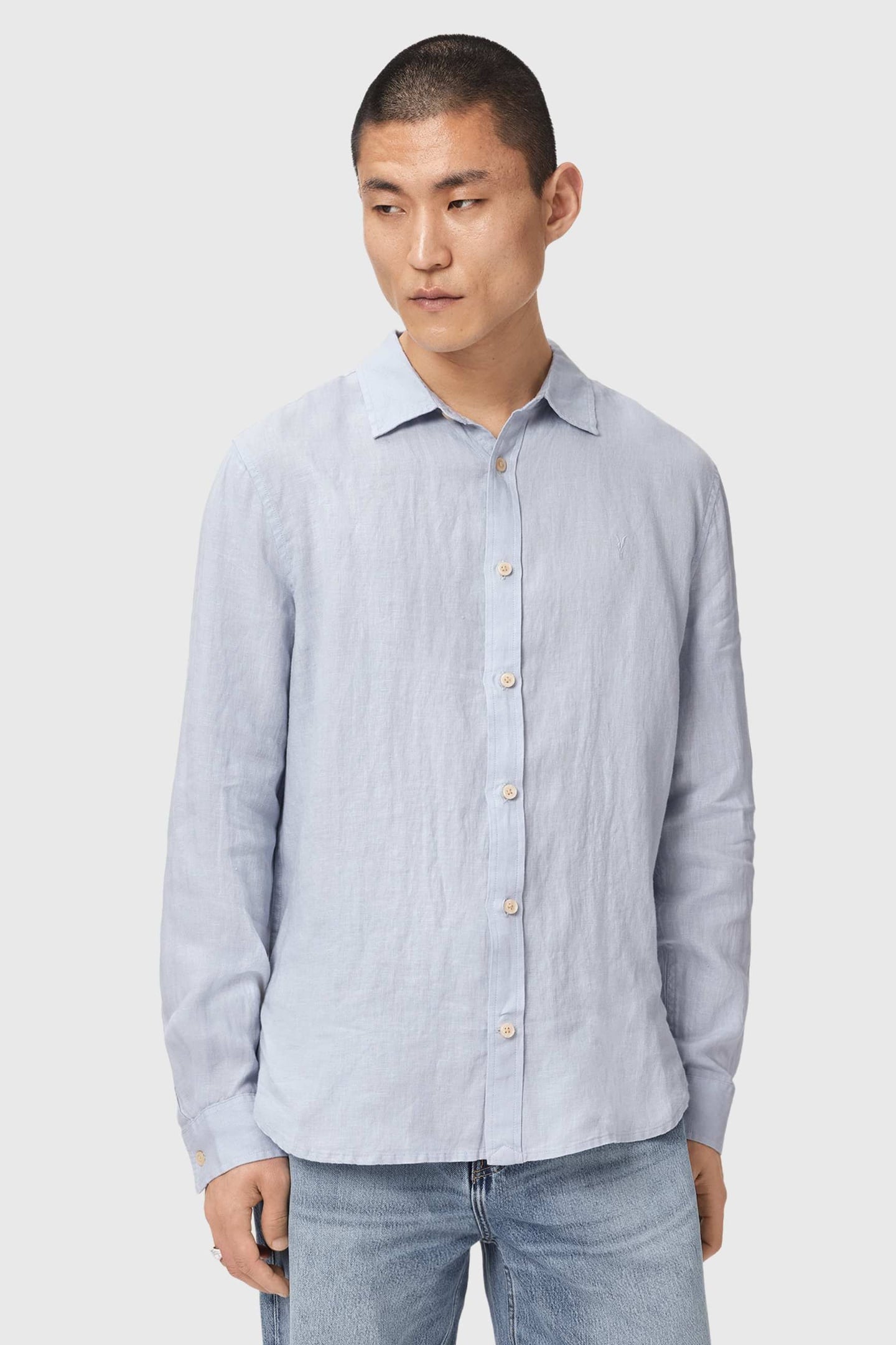 LOOM LS SHIRT VILLA BLUE 2