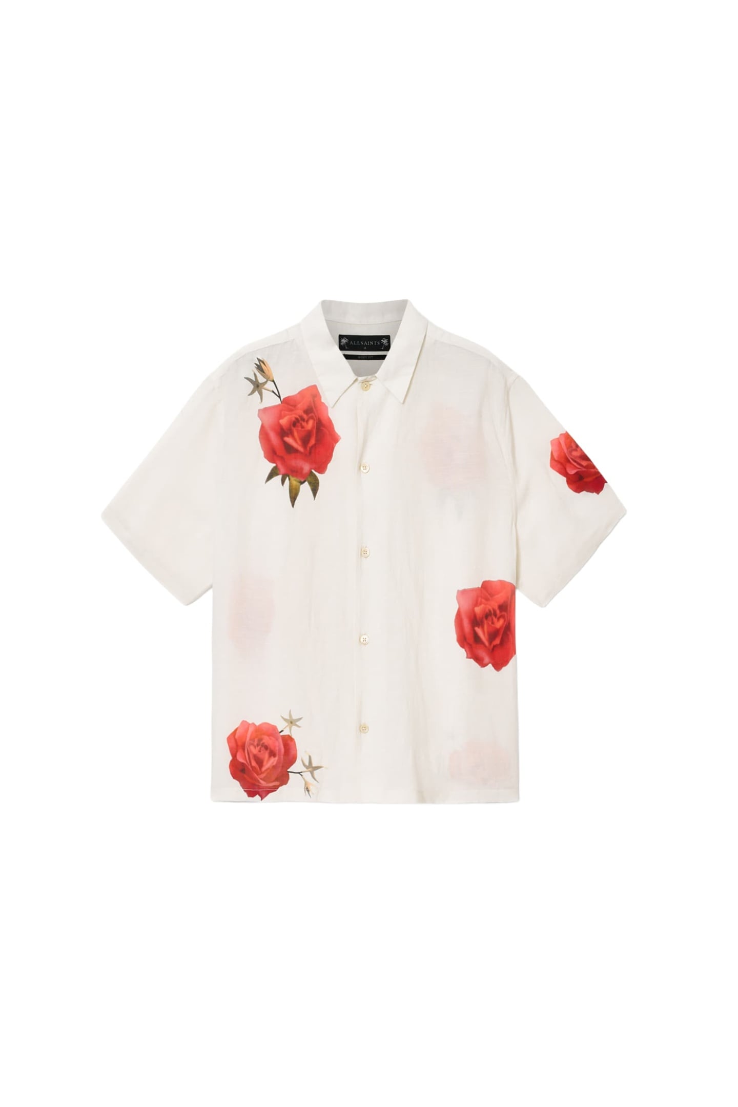 FLEUR FAZED SS SHIRT ECRU 4