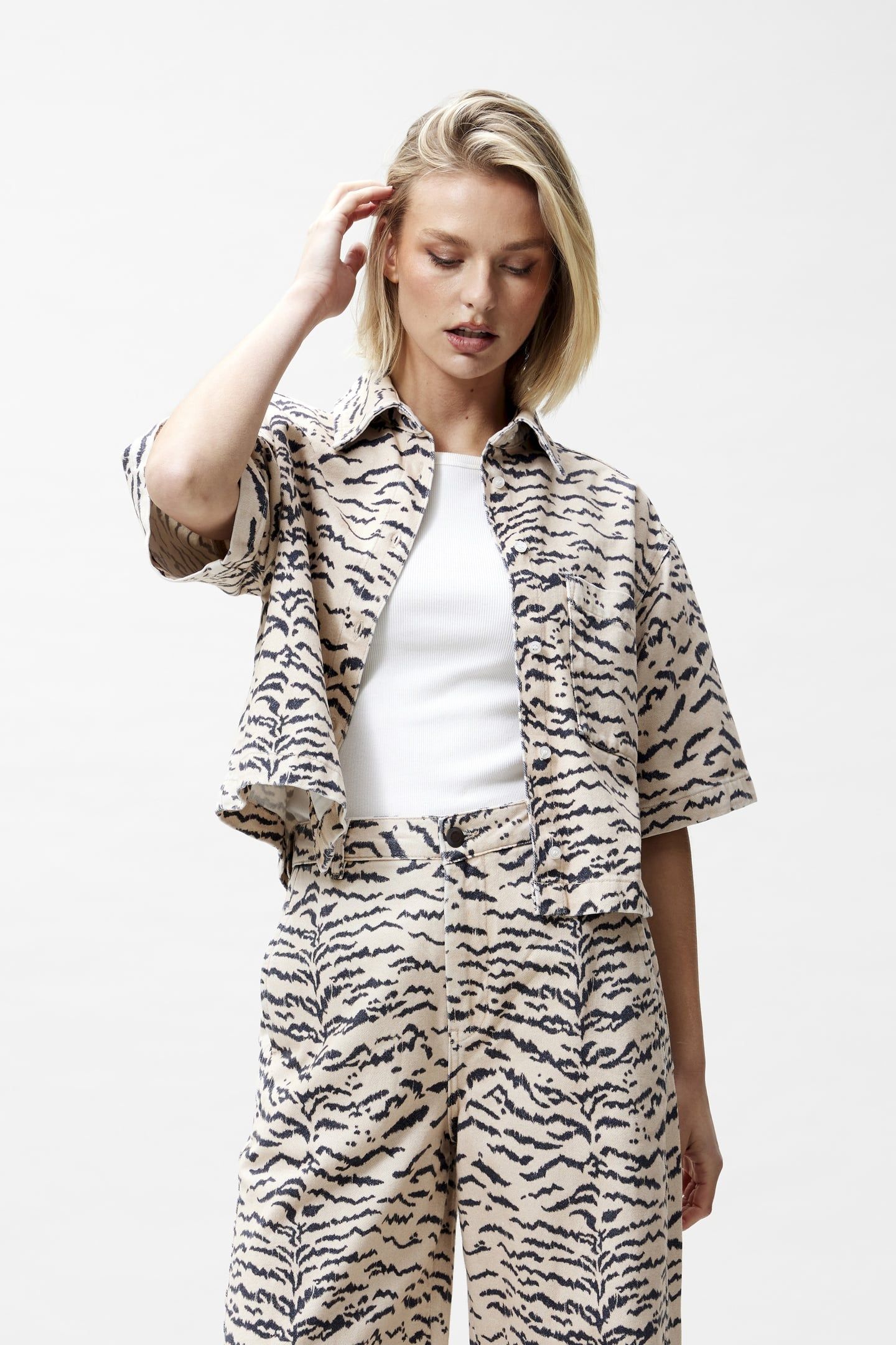 TIGER DENIM BLOUSE INCENSE 4