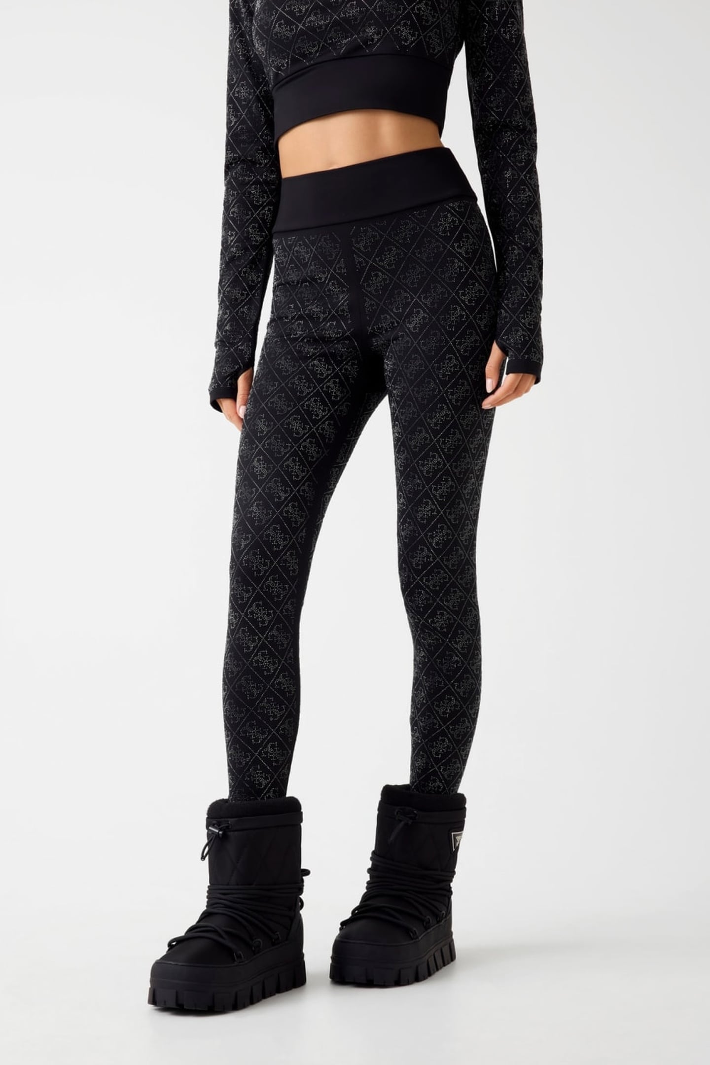 DEBBY LEGGINGS FULL JET BLACK A996 4