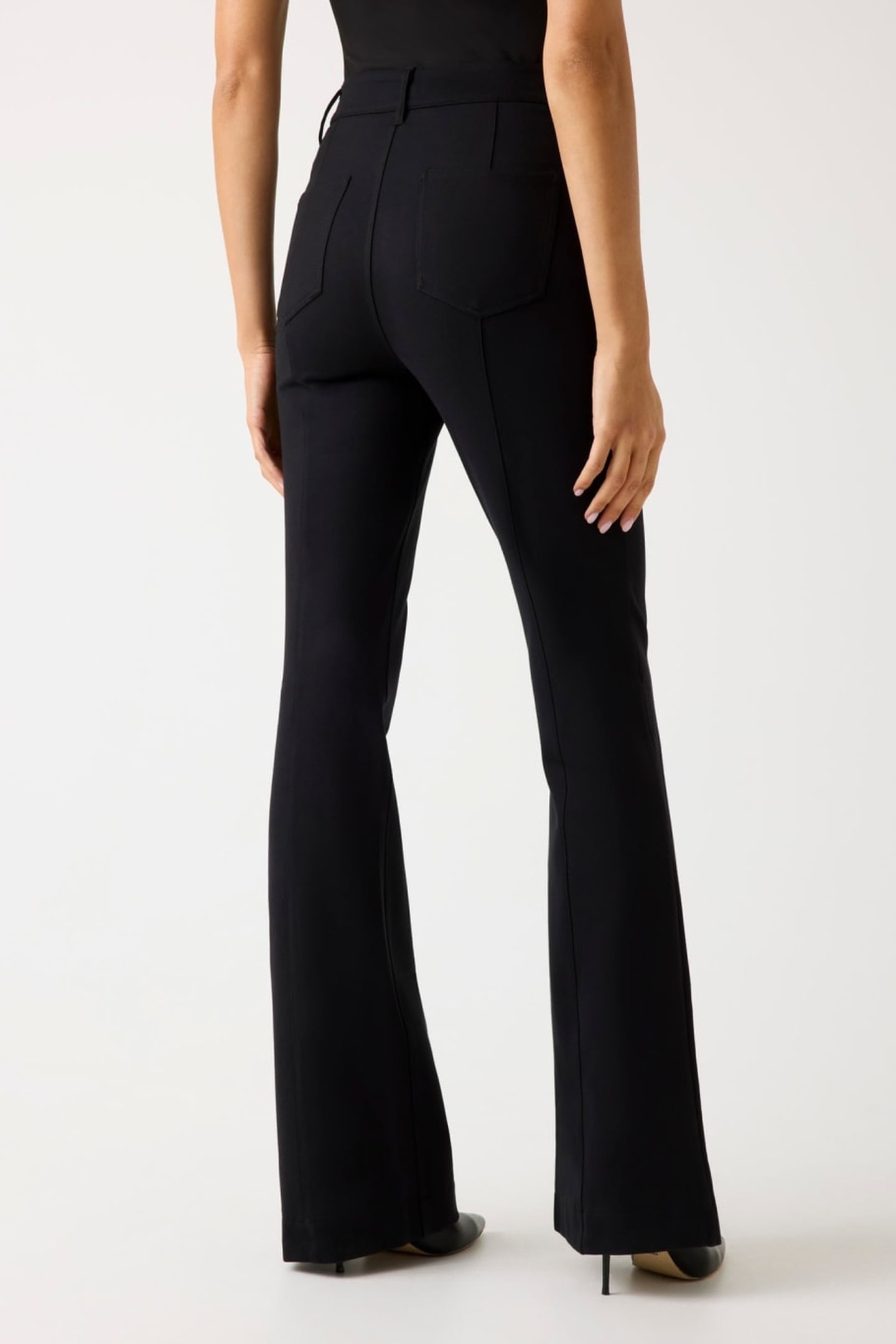 CHRISSY FLARE PANTS JET BLACK A996 2