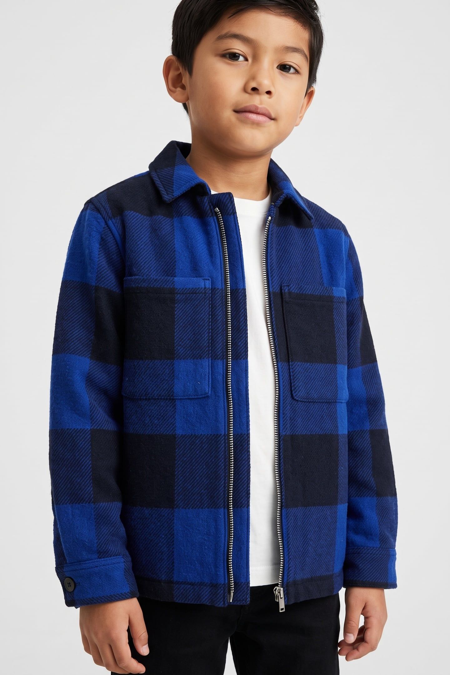 LUCAS ZIP SHIRT BLUE 1