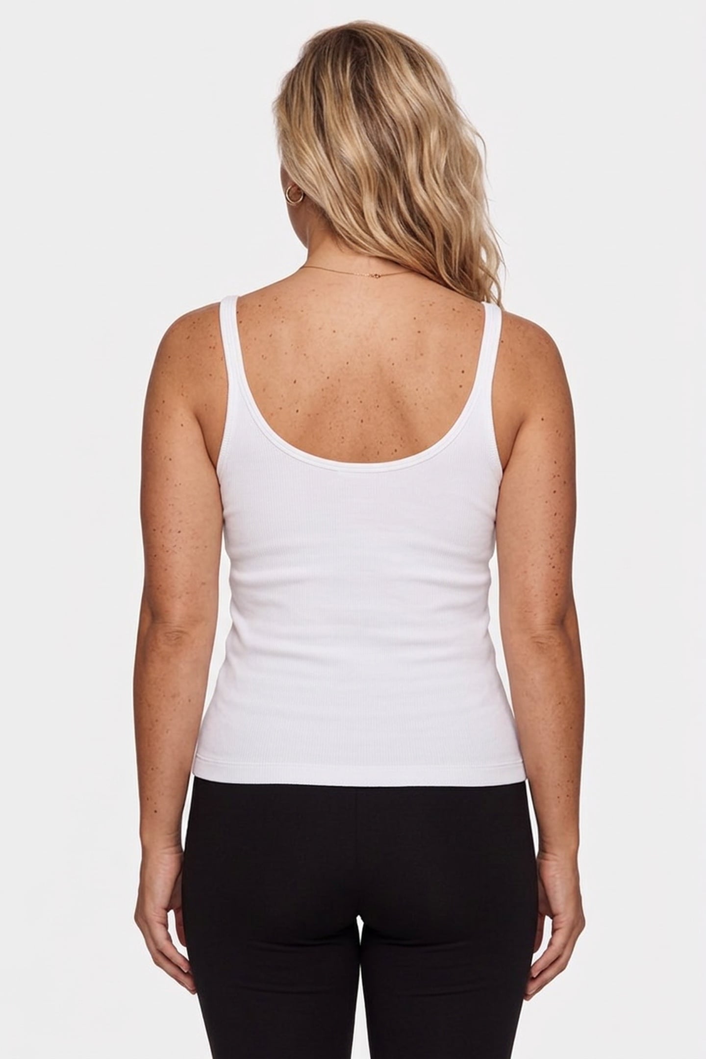INGE CO RIB TANK WHITE 2