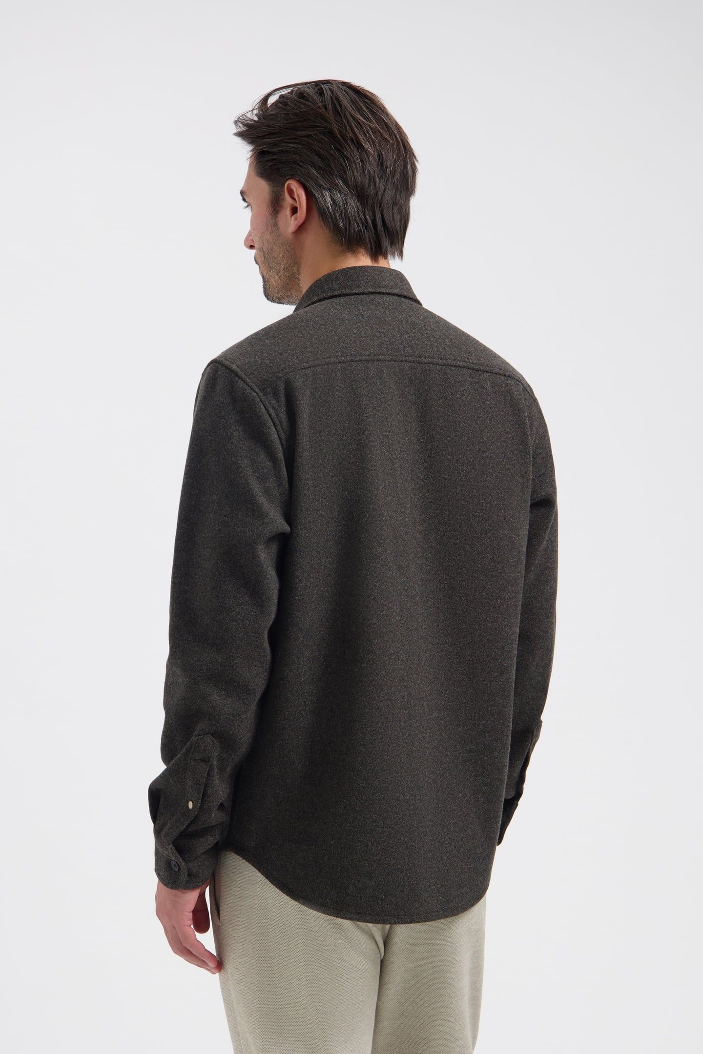 DS_ULRIK OVERSHIRT DK. BROWN DK. BROWN 2