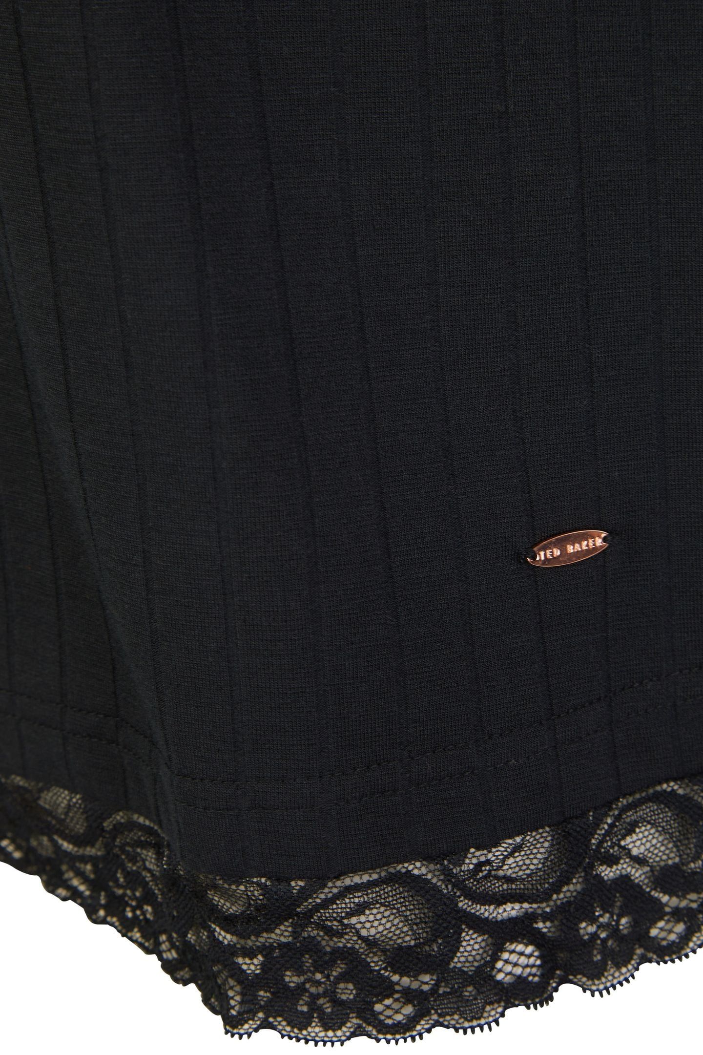 KELLY DROP NEEDLE JERSEY PYJAMA JET BLACK 8