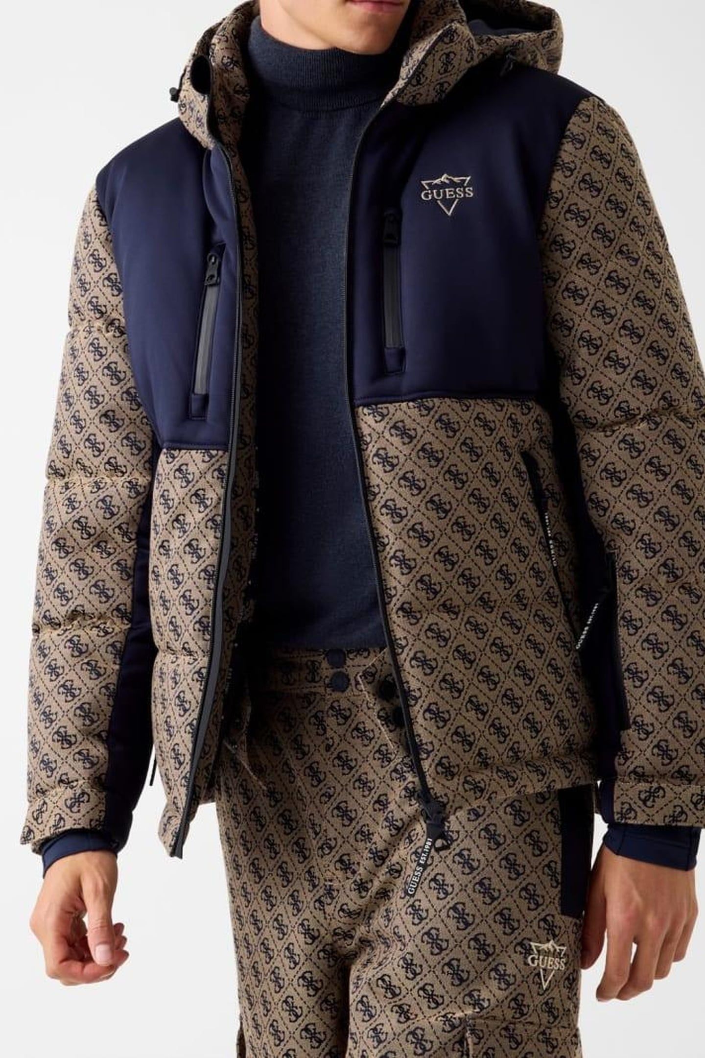 SKI JACKET SAND 4G LOGO COMBO 5